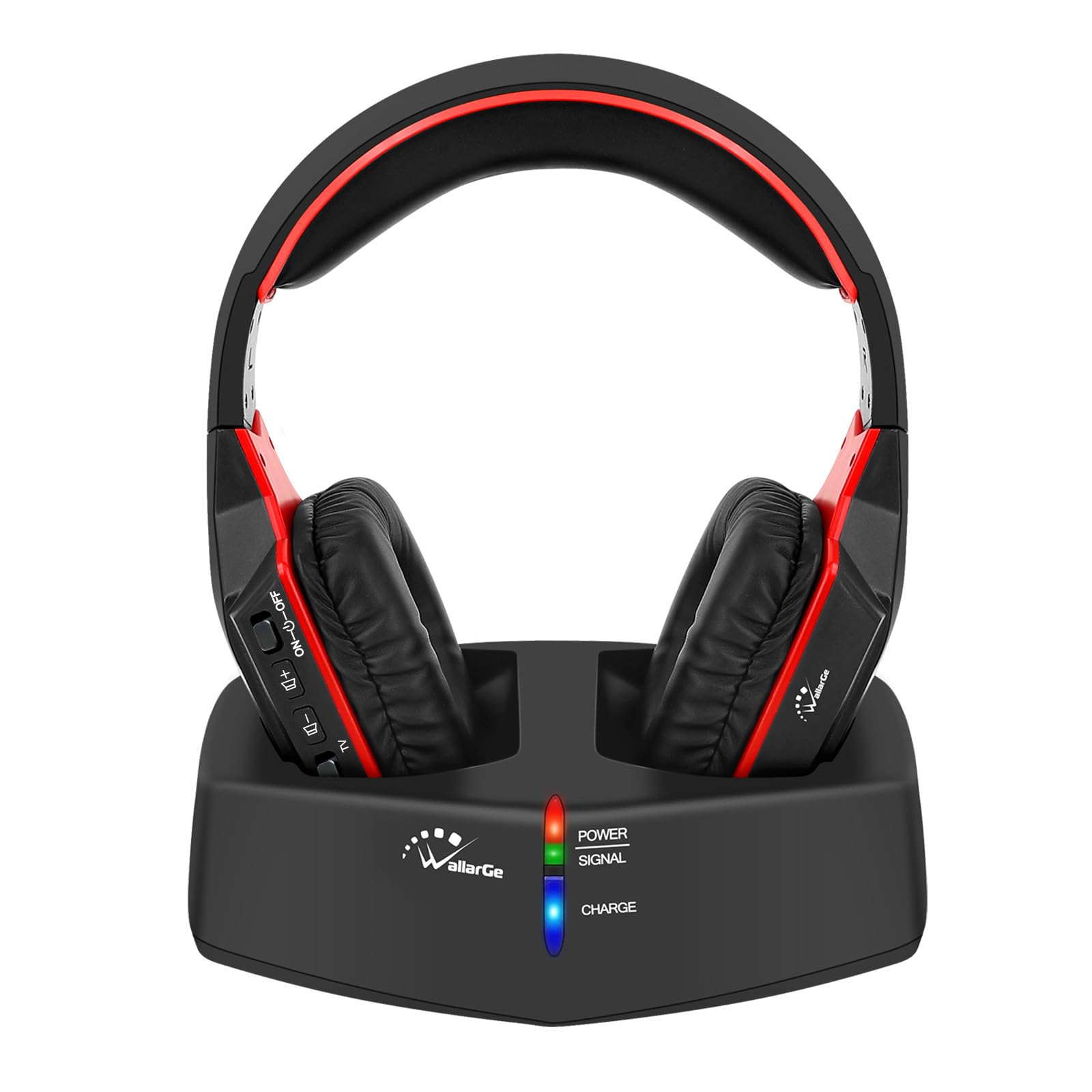 Foto 2 pulgar | Auriculares Inalámbricos Wallarge Para Tv Con Transmisor Rf De 100 Pies - Venta Internacional.