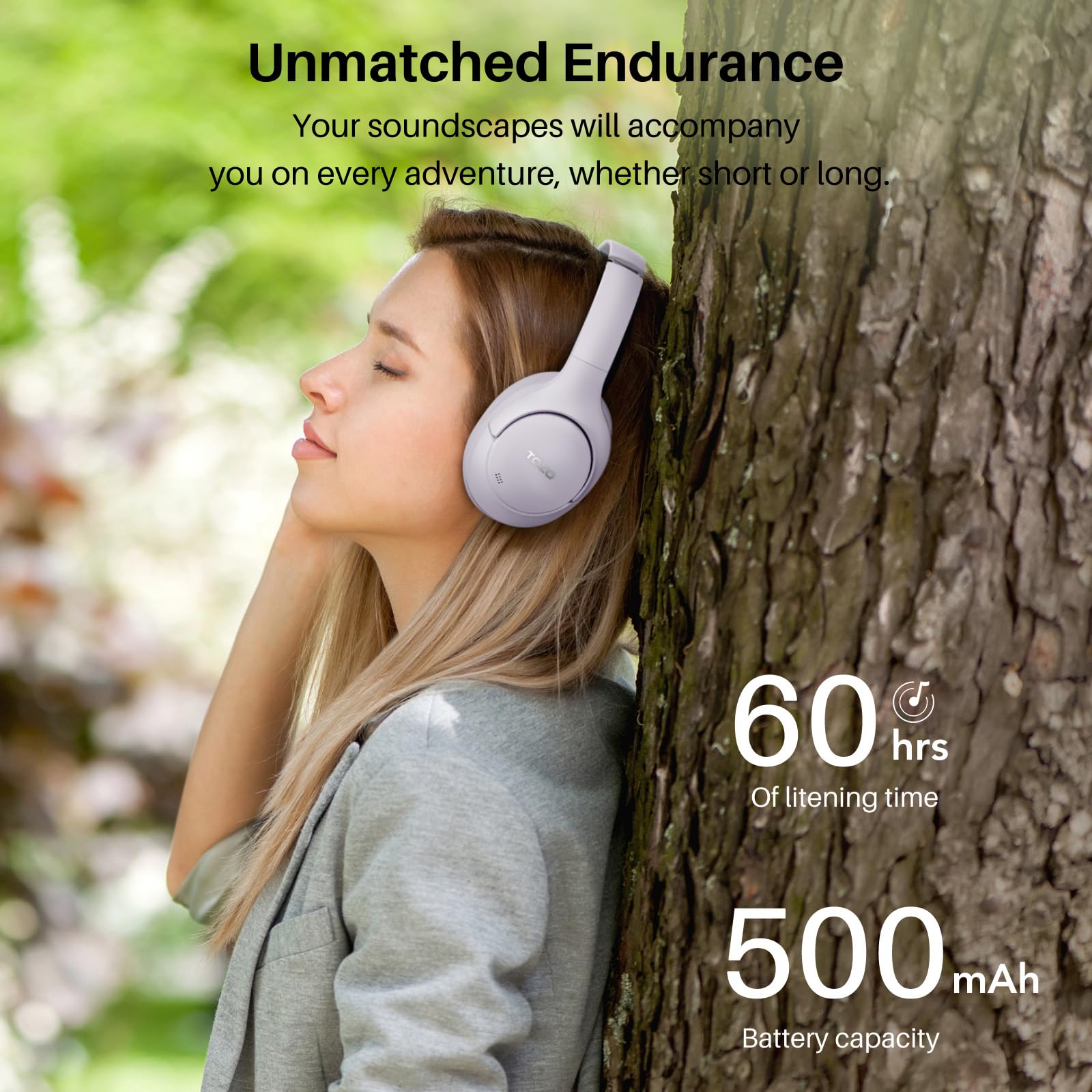 Foto 6 pulgar | Auriculares Tozo Ht2 Hybrid Con Cancelación Activa De Ruido Morados - Venta Internacional.