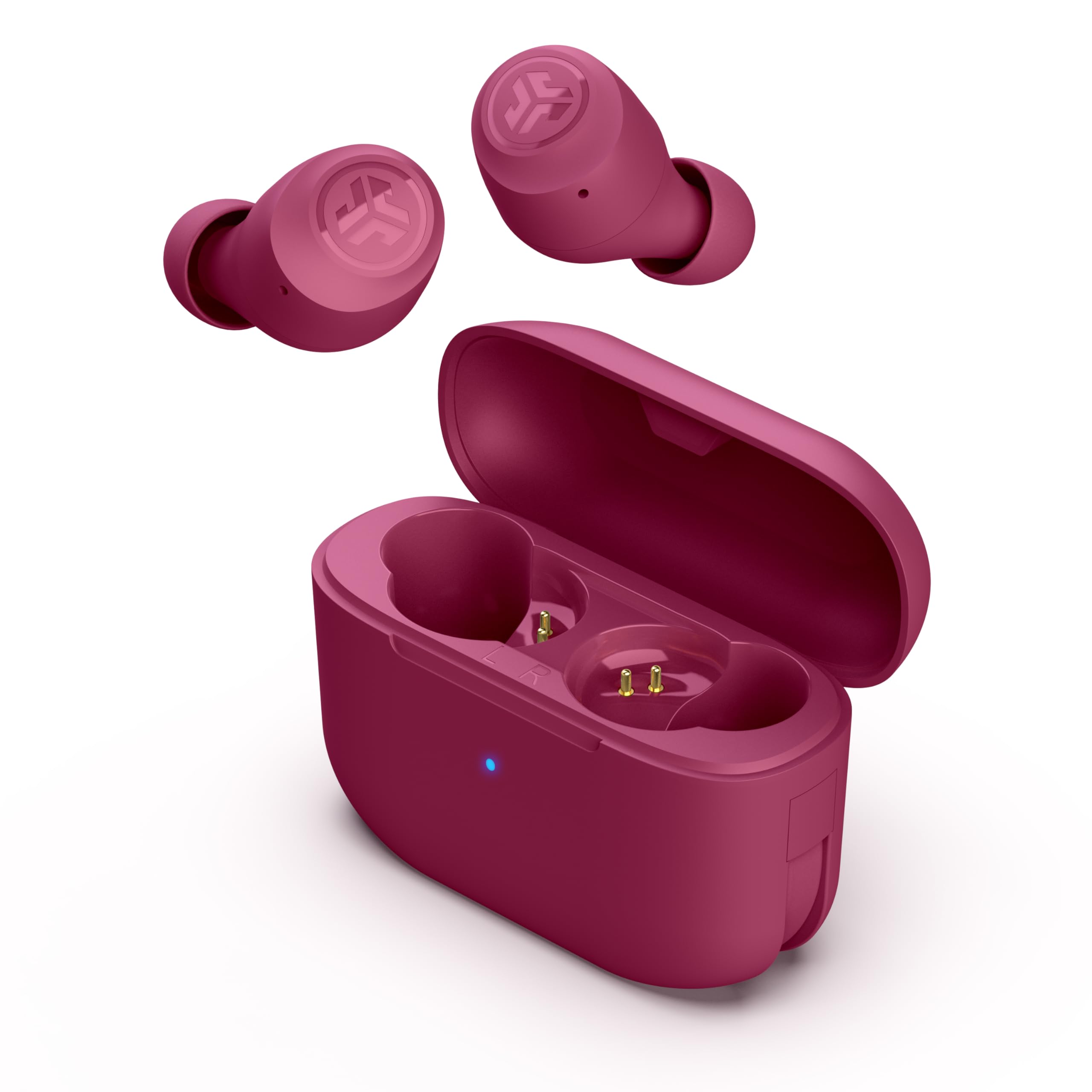 Auriculares Bluetooth Jlab Go Air Pop+ Con Funda De Carga - Rosa - Venta Internacional.