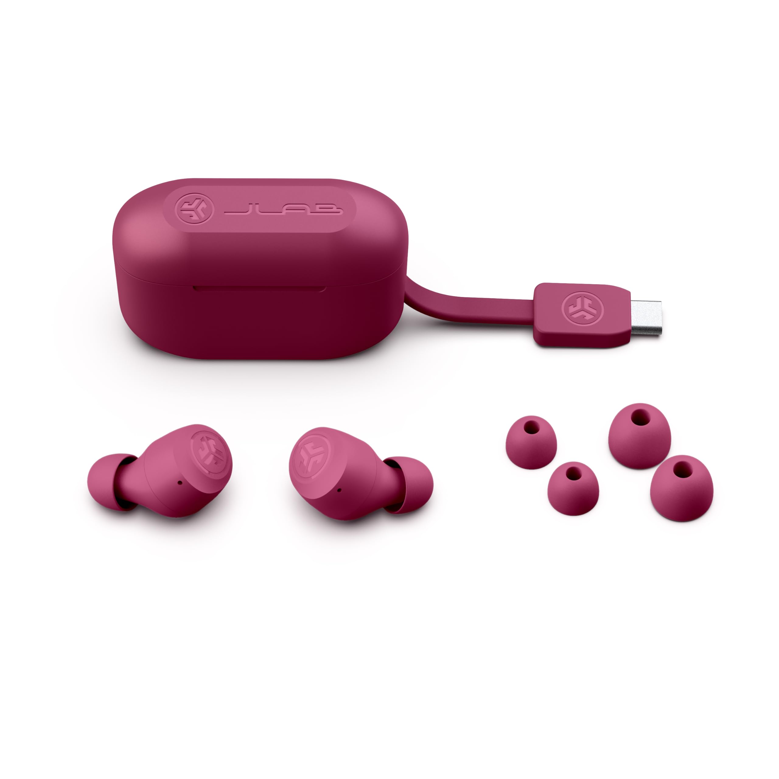 Foto 6 pulgar | Auriculares Bluetooth Jlab Go Air Pop+ Con Funda De Carga - Rosa - Venta Internacional.