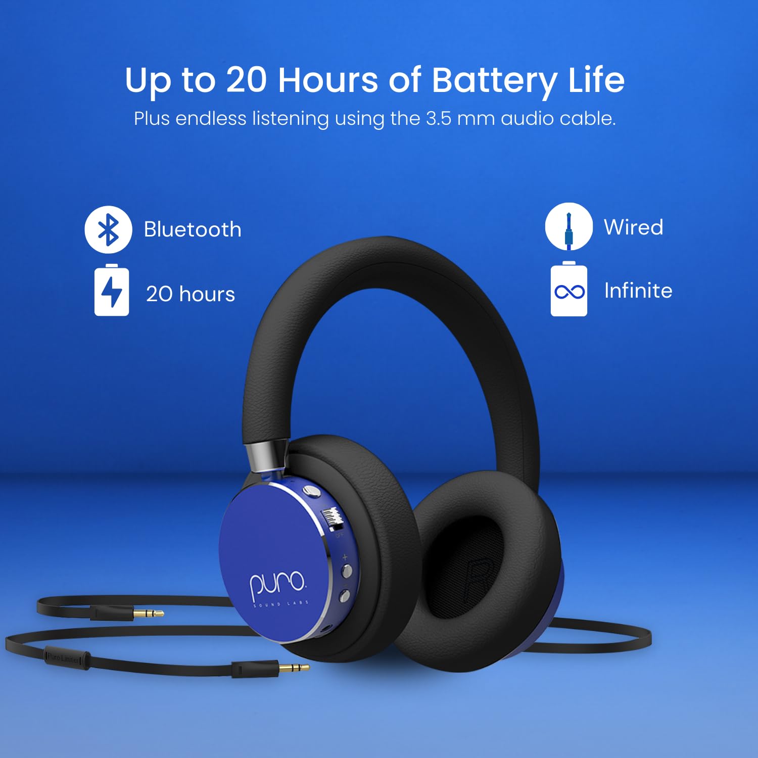 Foto 4 pulgar | Auriculares Bluetooth Puro Sound Labs Bt2200s Plus Para Niños - Venta Internacional.