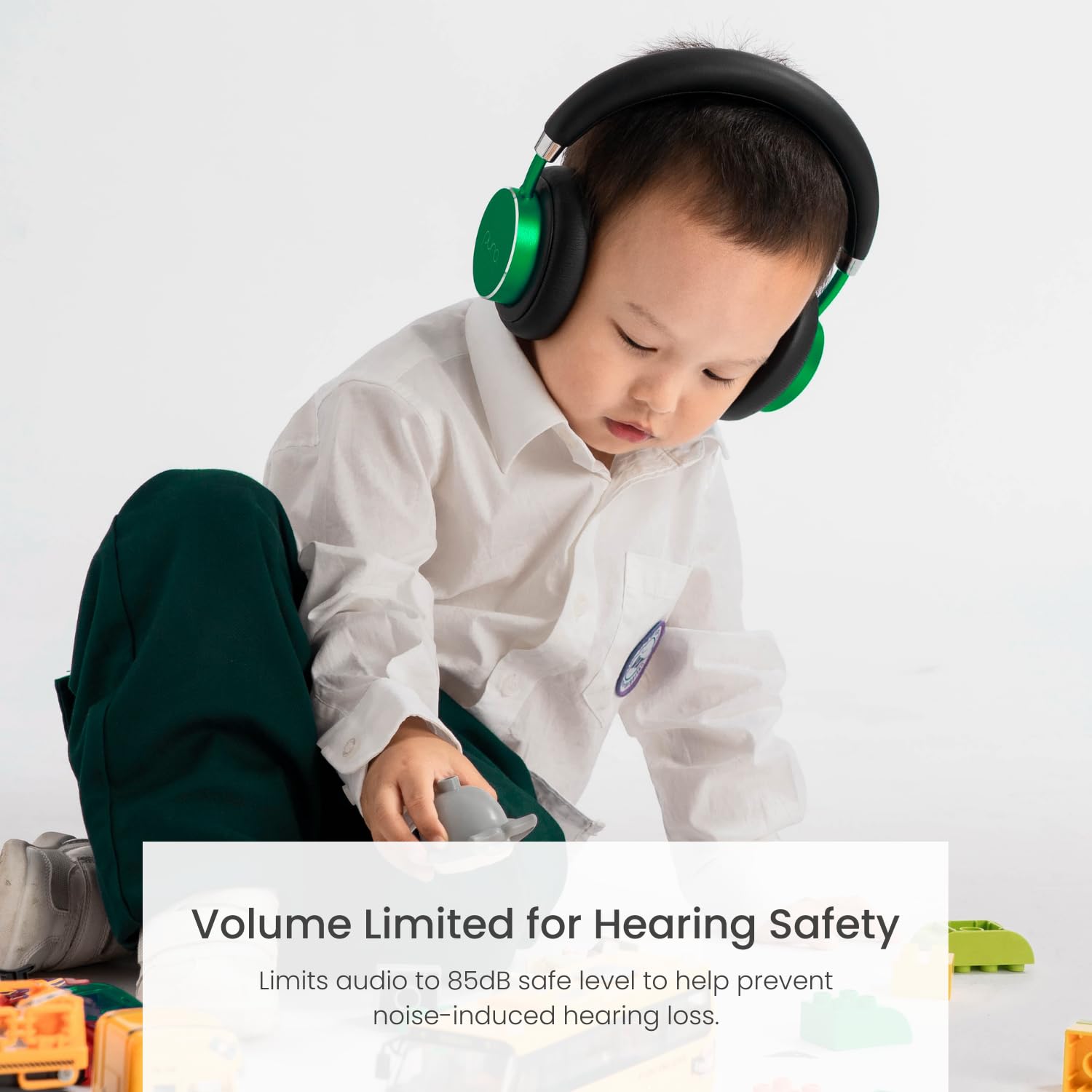 Foto 3 pulgar | Auriculares Bluetooth Puro Sound Labs Bt2200s Plus Green Kids - Venta Internacional.