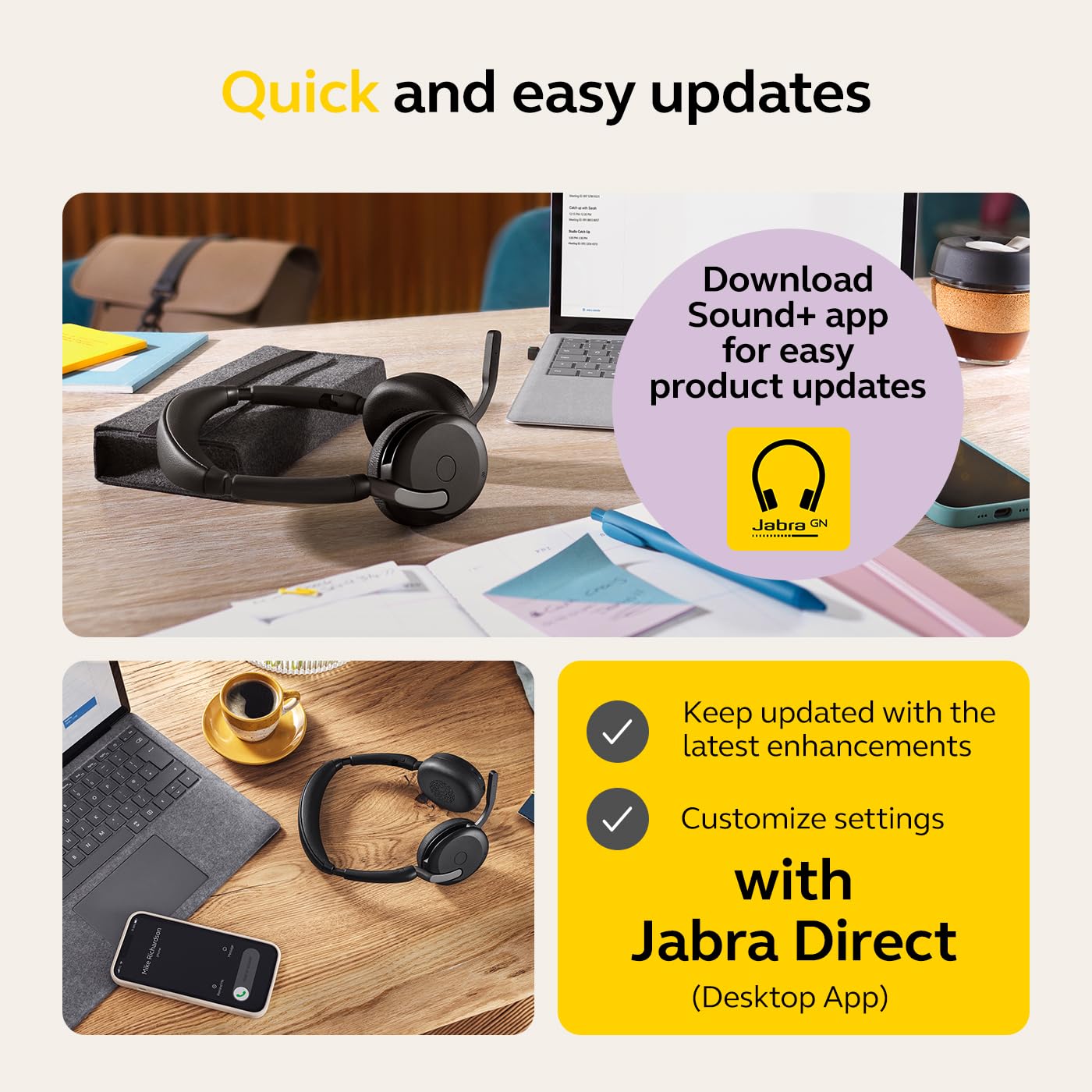 Foto 5 pulgar | Auriculares Estéreo Inalámbricos Jabra Evolve2 65 Flex Bluetooth Black - Venta Internacional.