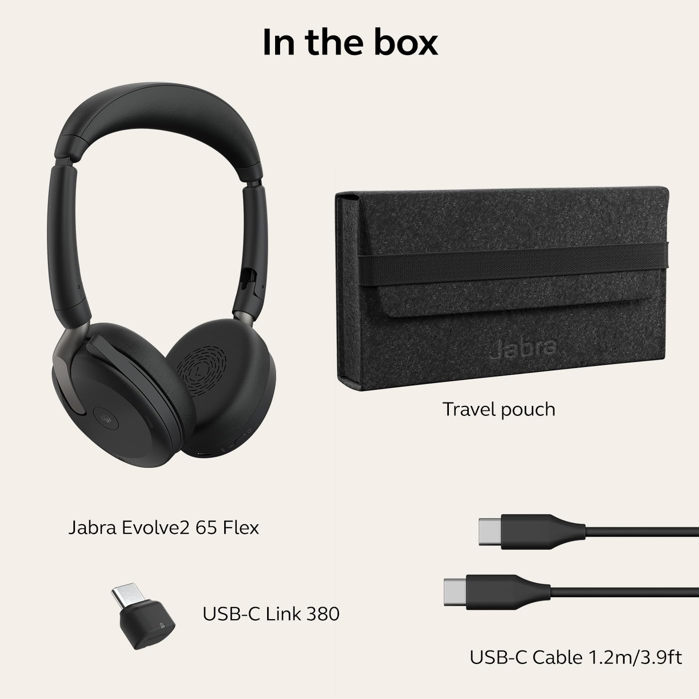 Foto 7 pulgar | Auriculares Estéreo Inalámbricos Jabra Evolve2 65 Flex Bluetooth Black - Venta Internacional.