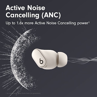 Foto 2 | Auriculares Inalámbricos con Cancelación de Ruido True Wireless Beats Studio Buds Blanco - Venta Internacional