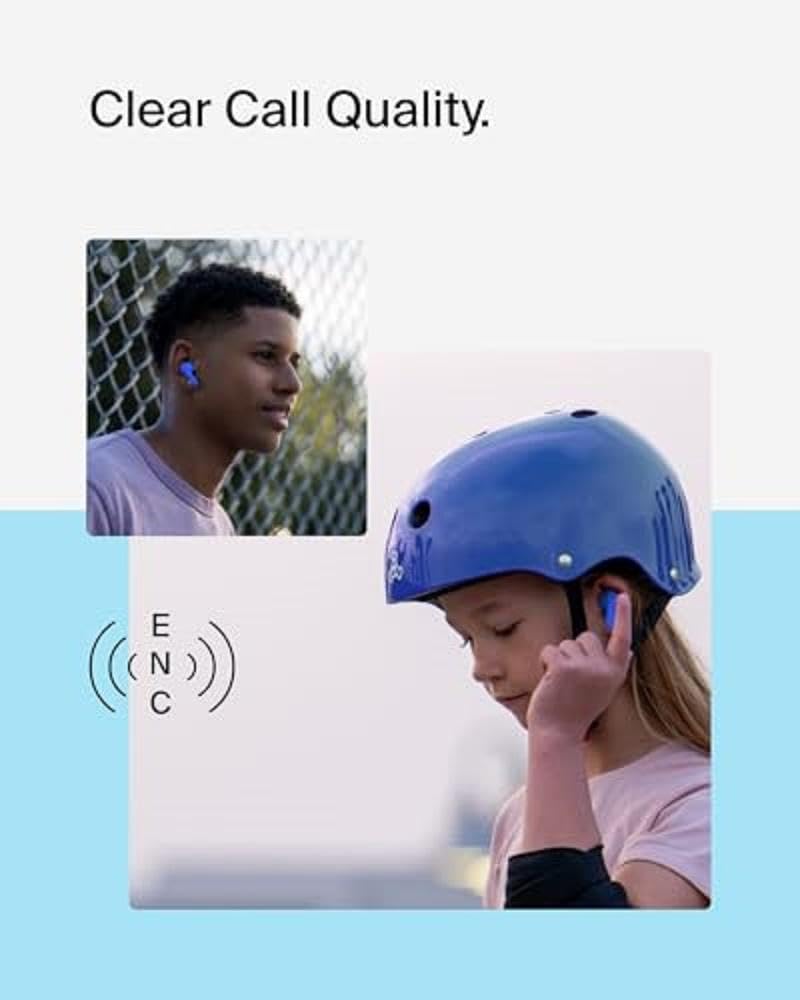 Foto 5 pulgar | Auriculares Bluetooth Belkin Soundform Nano 2 Kids Blue 28h - Venta Internacional.