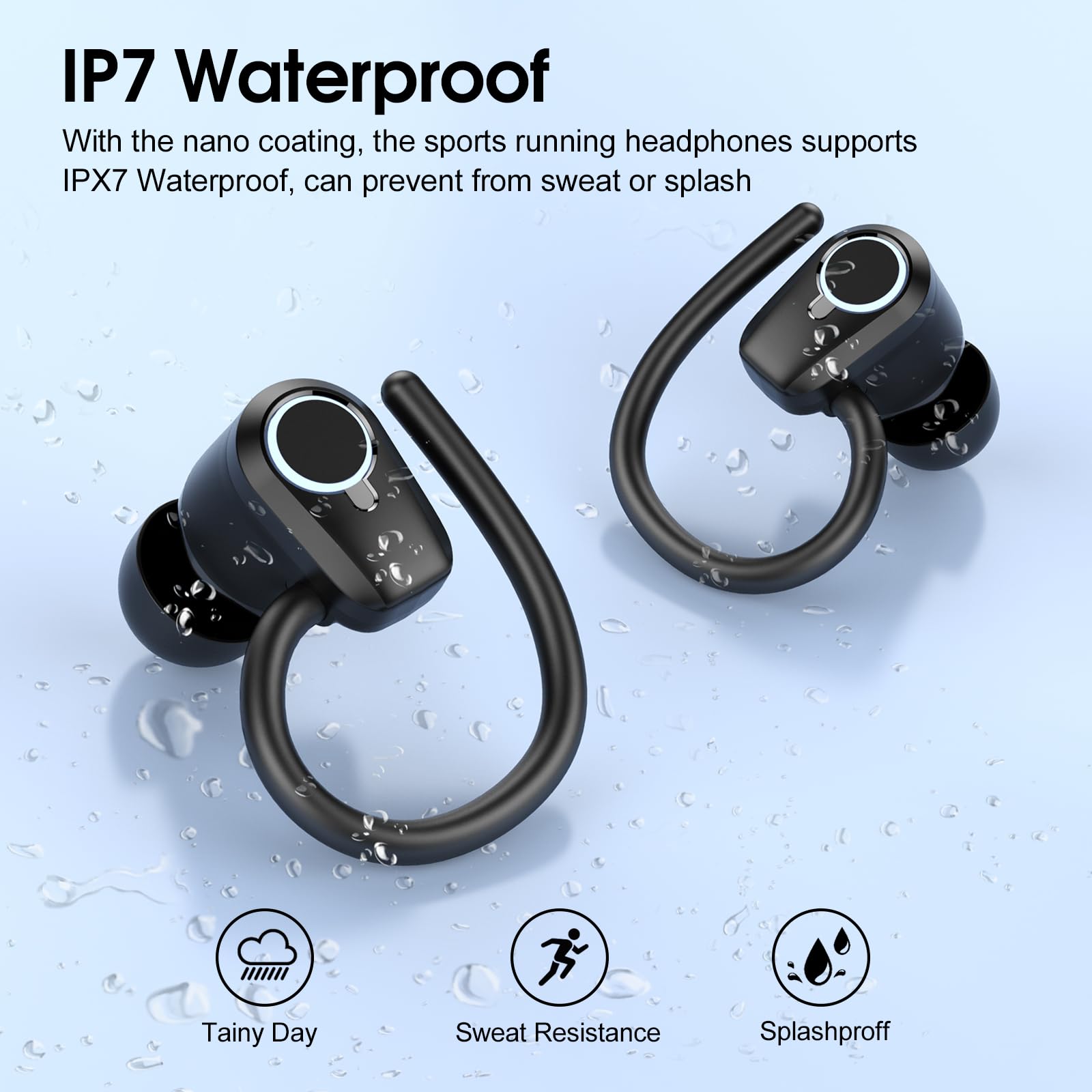 Foto 7 pulgar | Auriculares Inalámbricos Poounur H9 Bluetooth 5.3 50h Playtime Ip7 - Venta Internacional.