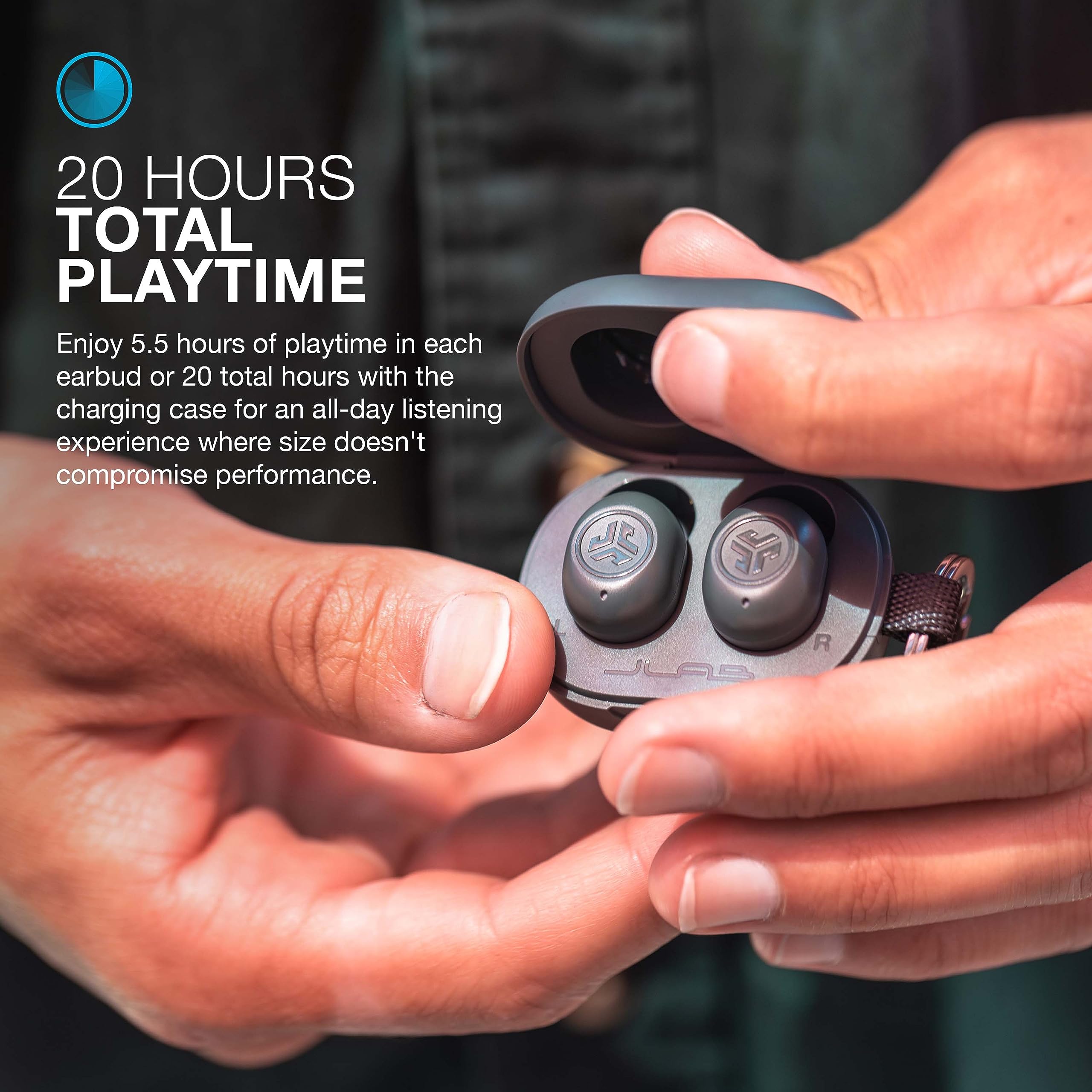 Foto 5 pulgar | Auriculares Bluetooth Jlab Jbuds Mini Con Funda De Carga Sage - Venta Internacional.