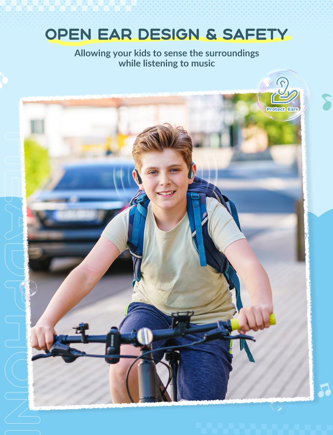 Foto 4 pulgar | Auriculares Bluetooth Para Niños Iclever Air Conduction Open Ear - Venta Internacional.