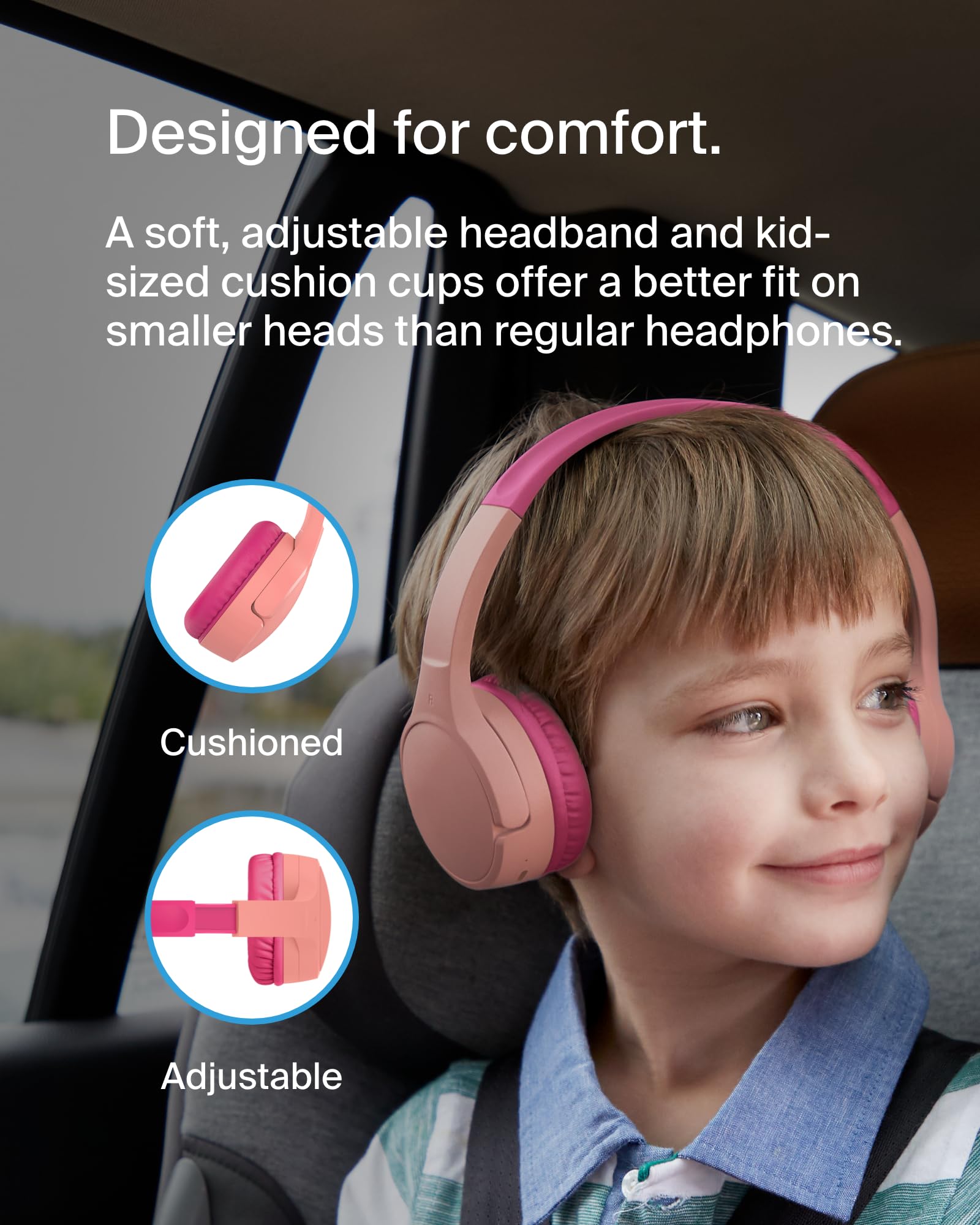 Foto 7 pulgar | Auriculares Inalámbricos Bluetooth Para Niños Belkin Soundform Mini - Venta Internacional.