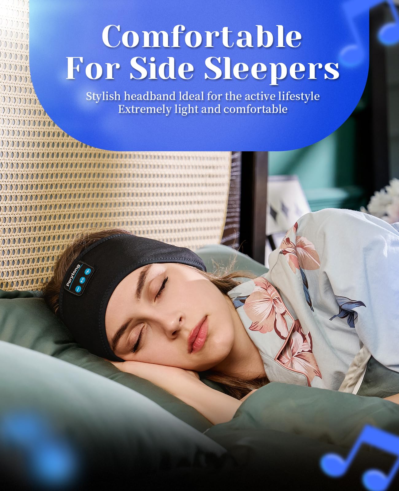 Foto 4 pulgar | Diadema Deportiva Inalámbrica Bluetooth Perytong para Dormir - Venta Internacional