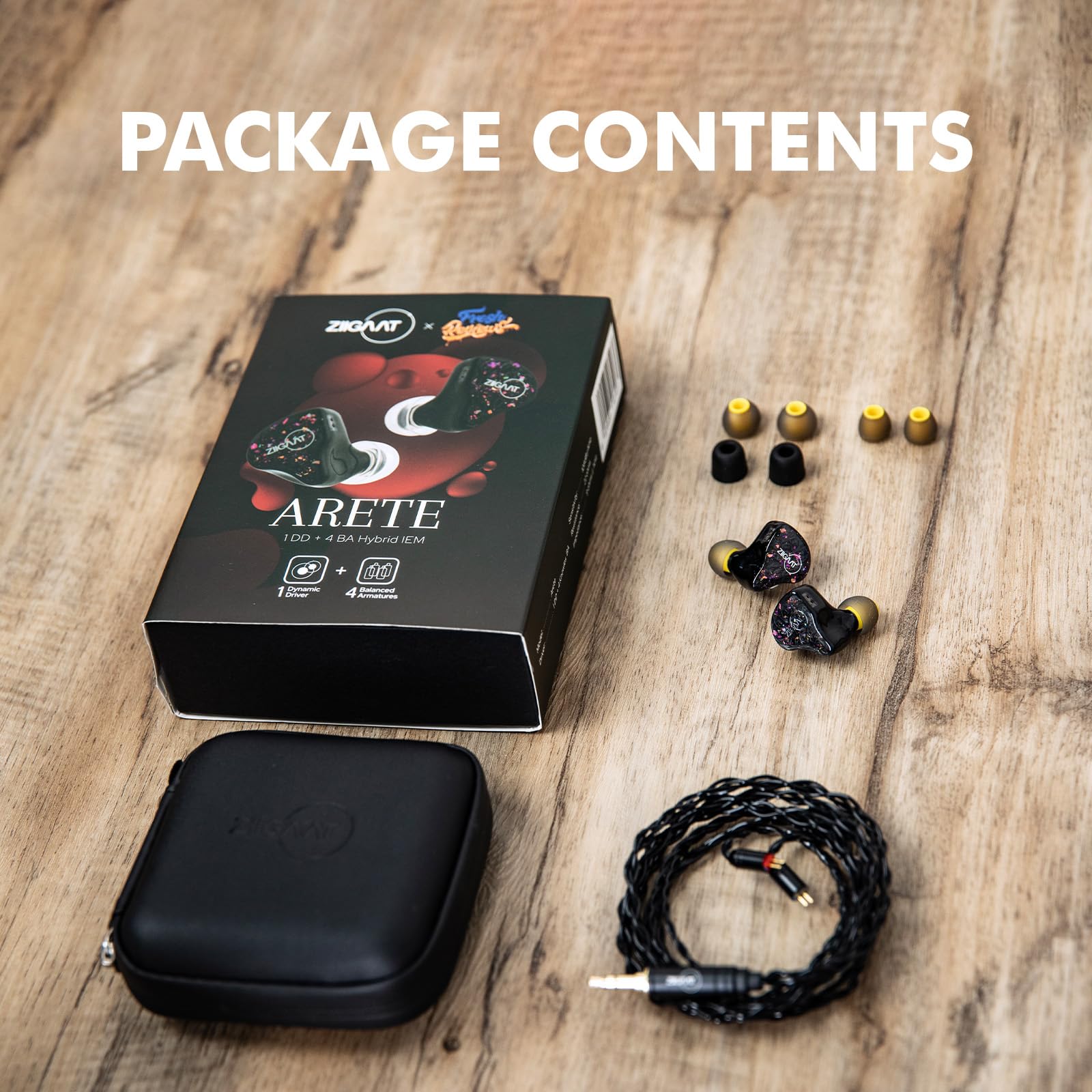 Foto 7 | Auriculares Linsoul Ziigaat X Fresh Reviews Arete 1dd+4ba Iem - Venta Internacional.