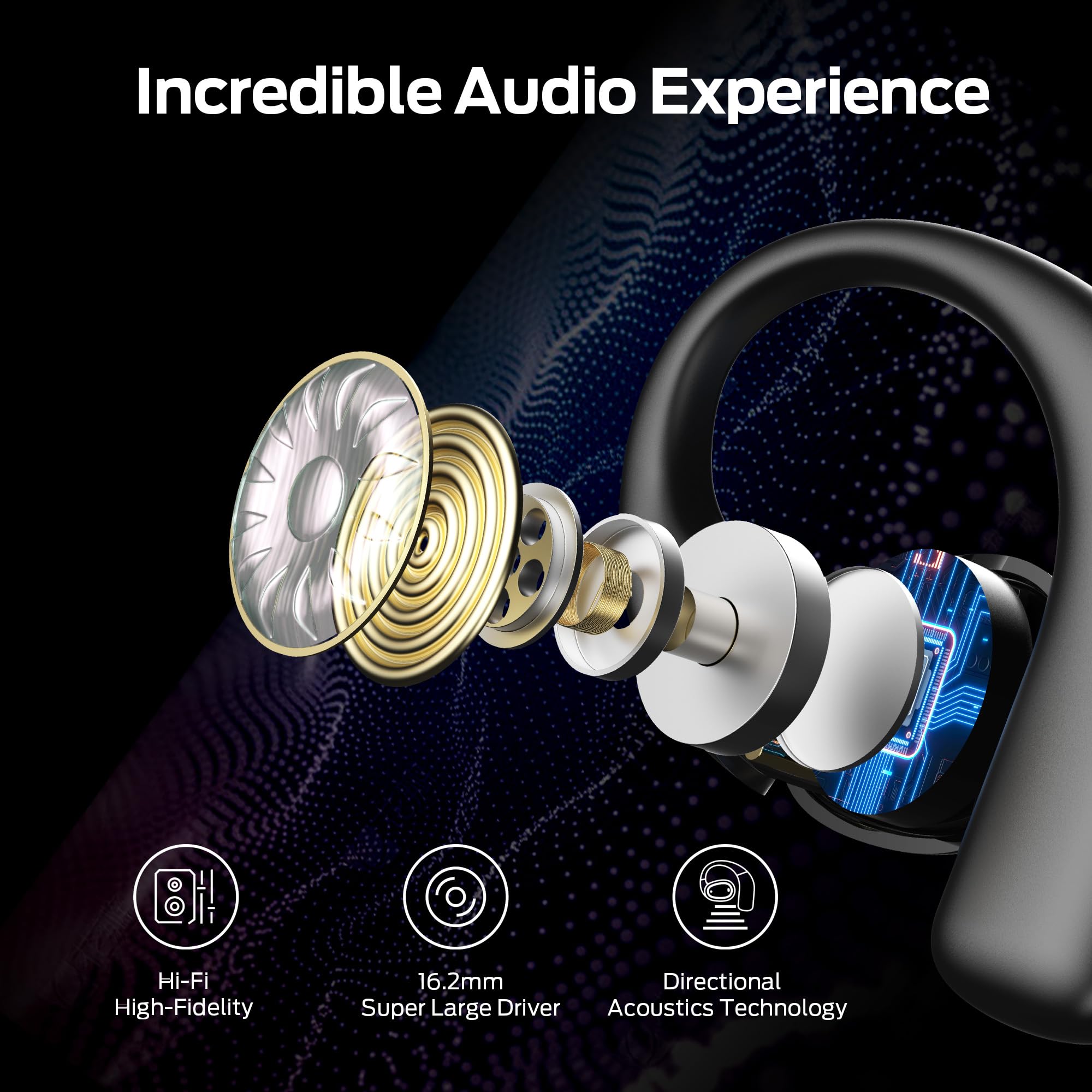 Foto 3 pulgar | Auriculares Inalámbricos Monster Open Ear Ac311 Bluetooth 5.4 Ipx5 - Venta Internacional.