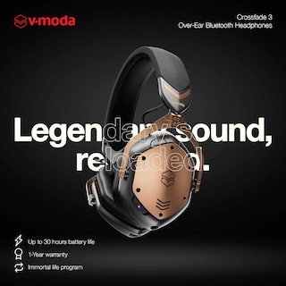 Foto 2 | Auriculares Inalámbricos V-moda Crossfade 3 Bronze Black - Venta Internacional.