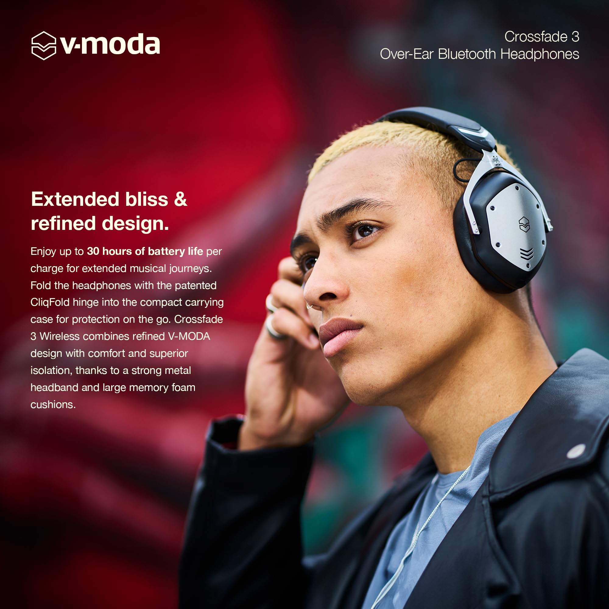 Foto 5 pulgar | Auriculares Inalámbricos V-moda Crossfade 3 Bronze Black - Venta Internacional.