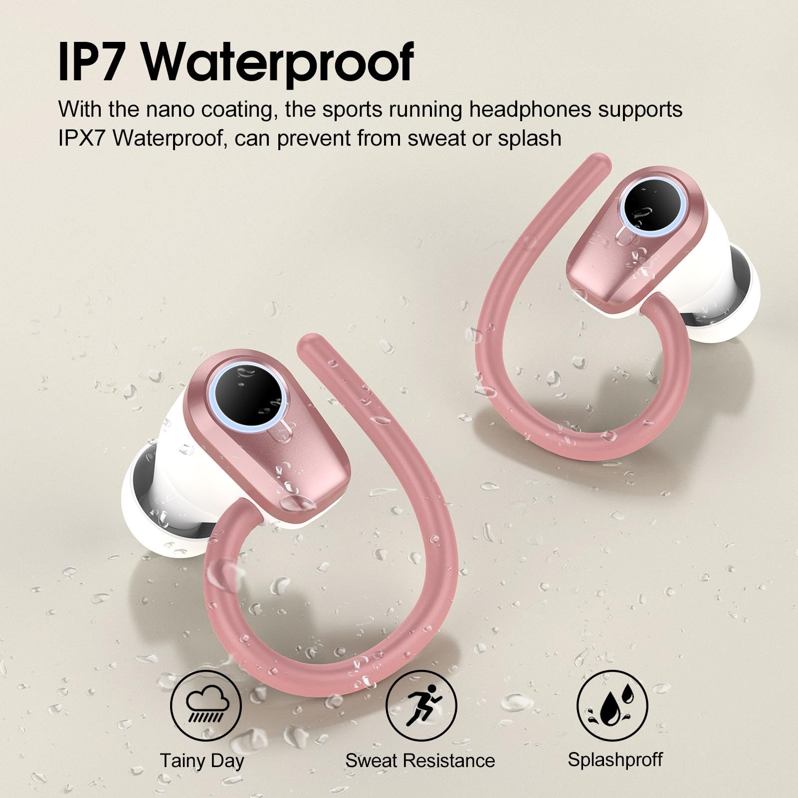 Foto 7 pulgar | Auriculares Inalámbricos Poounur H9 Bluetooth 5.3 50h Playtime Ip7 - Venta Internacional.