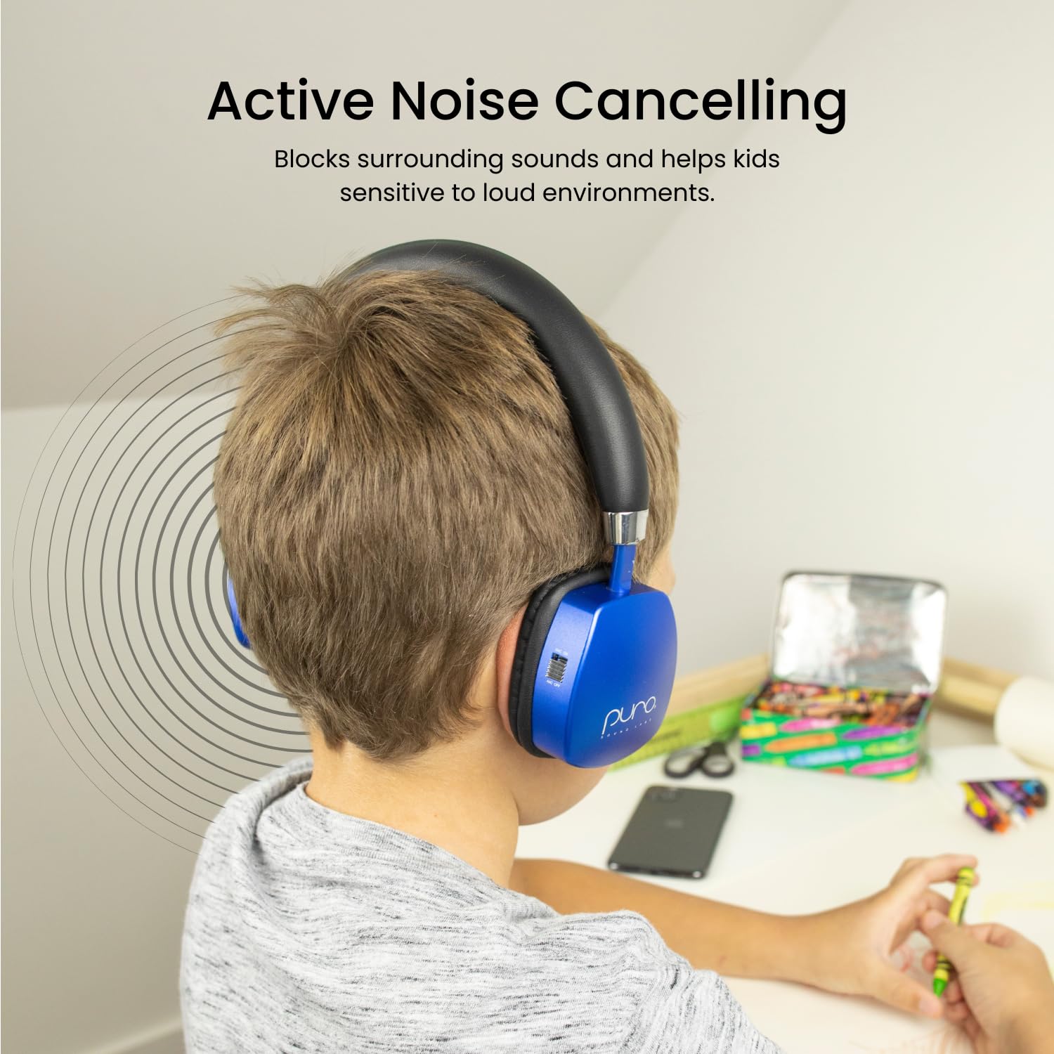 Foto 4 pulgar | Auriculares Bluetooth Puro Sound Labs Puroquiet Plus Azul - Venta Internacional.