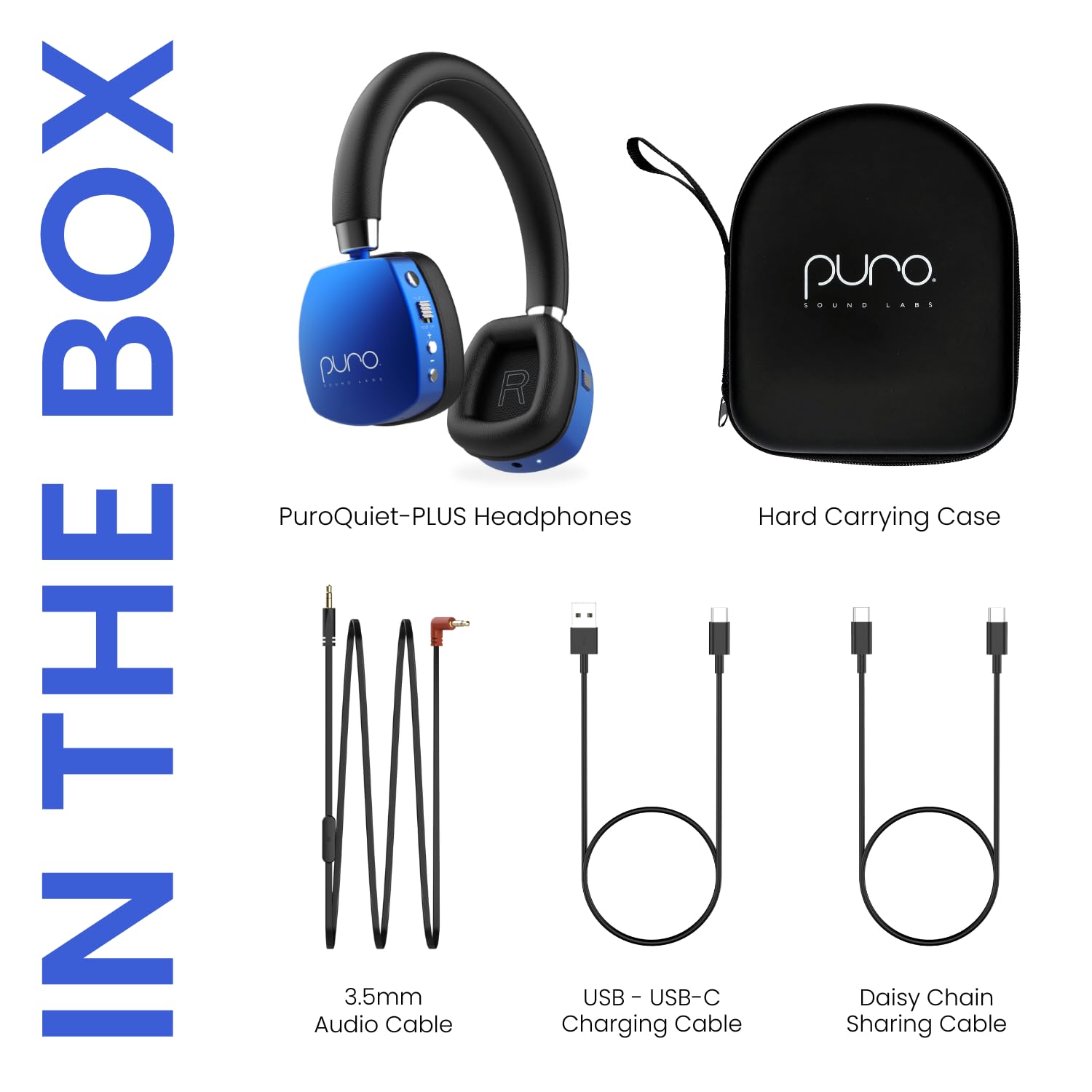 Foto 8 pulgar | Auriculares Bluetooth Puro Sound Labs Puroquiet Plus Azul - Venta Internacional.