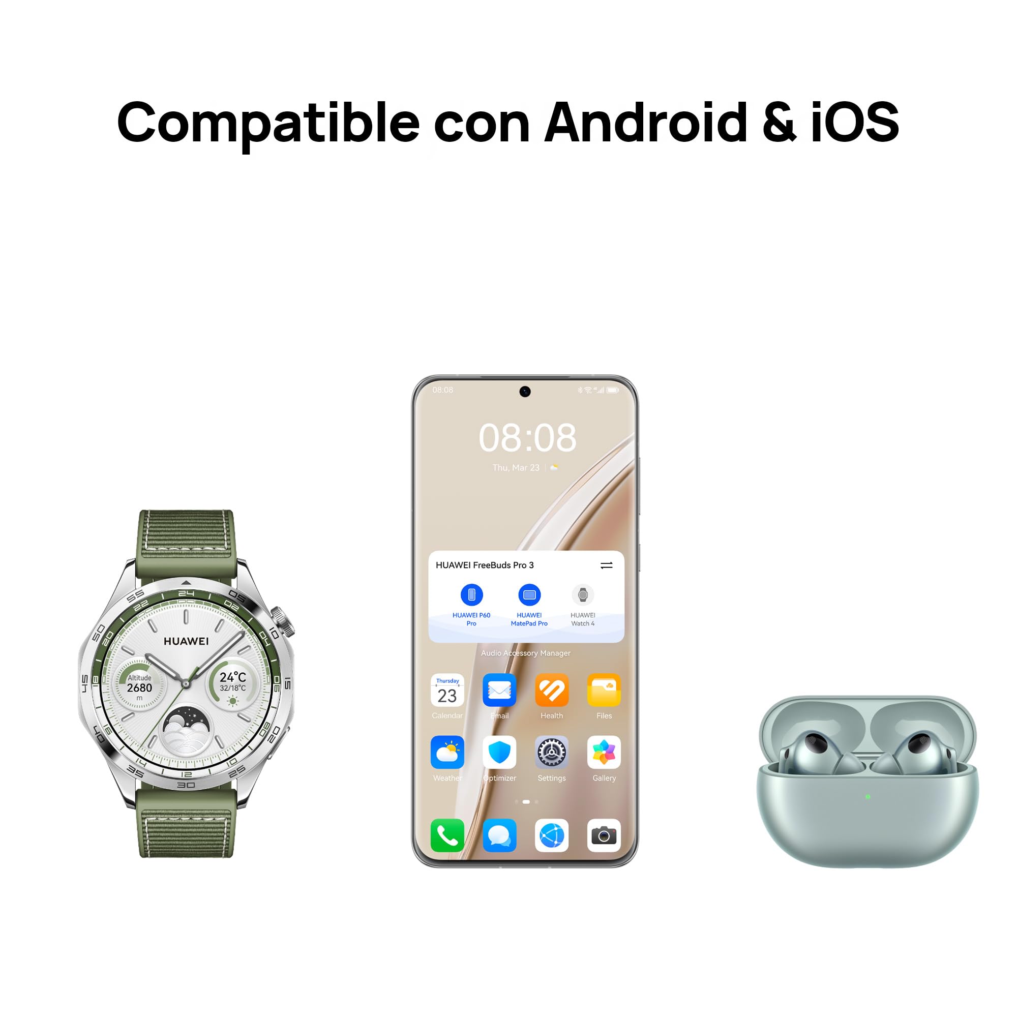 Foto 8 pulgar | Auriculares Bluetooth Huawei Freebuds Pro 3 Silver Frost - Venta Internacional