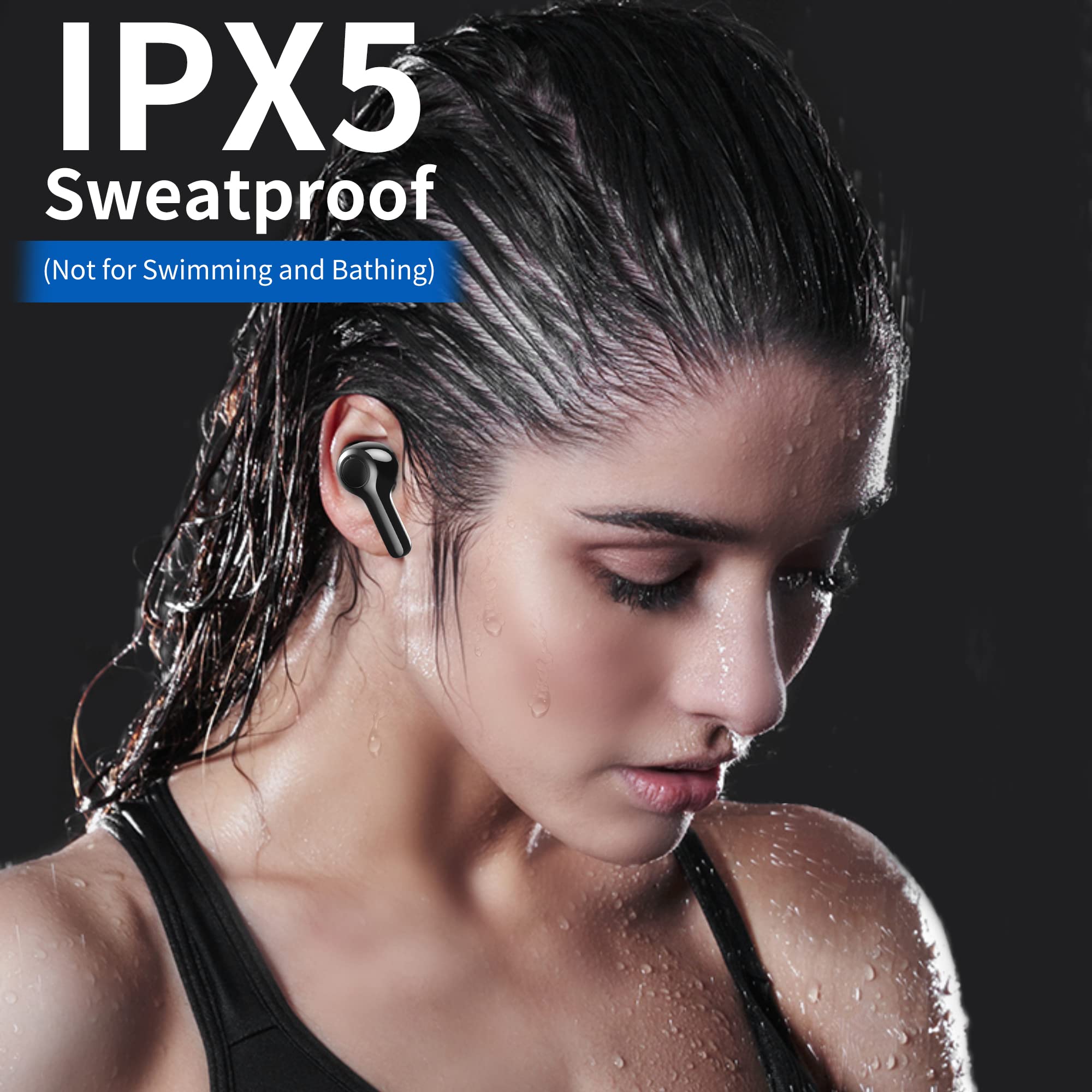 Foto 4 | Auriculares True Wireless Lanteso Tws Bluetooth 5.0 Con Micrófono - Venta Internacional.