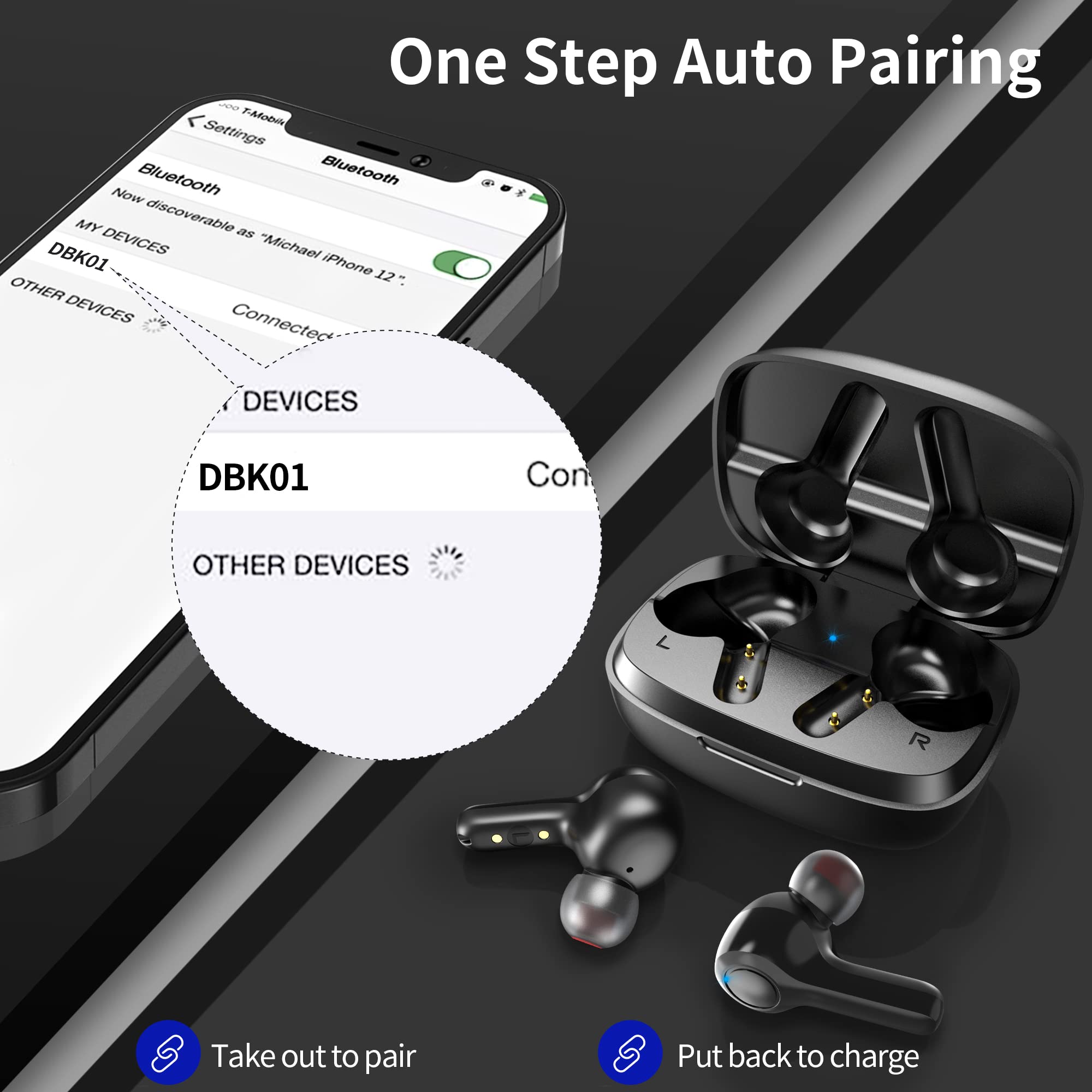 Foto 7 pulgar | Auriculares True Wireless Lanteso Tws Bluetooth 5.0 Con Micrófono - Venta Internacional.