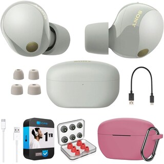 Foto 1 | Auriculares Truly Wireless Sony Wf-1000xm5 Con Funda Rosa Y Plata - Venta Internacional.