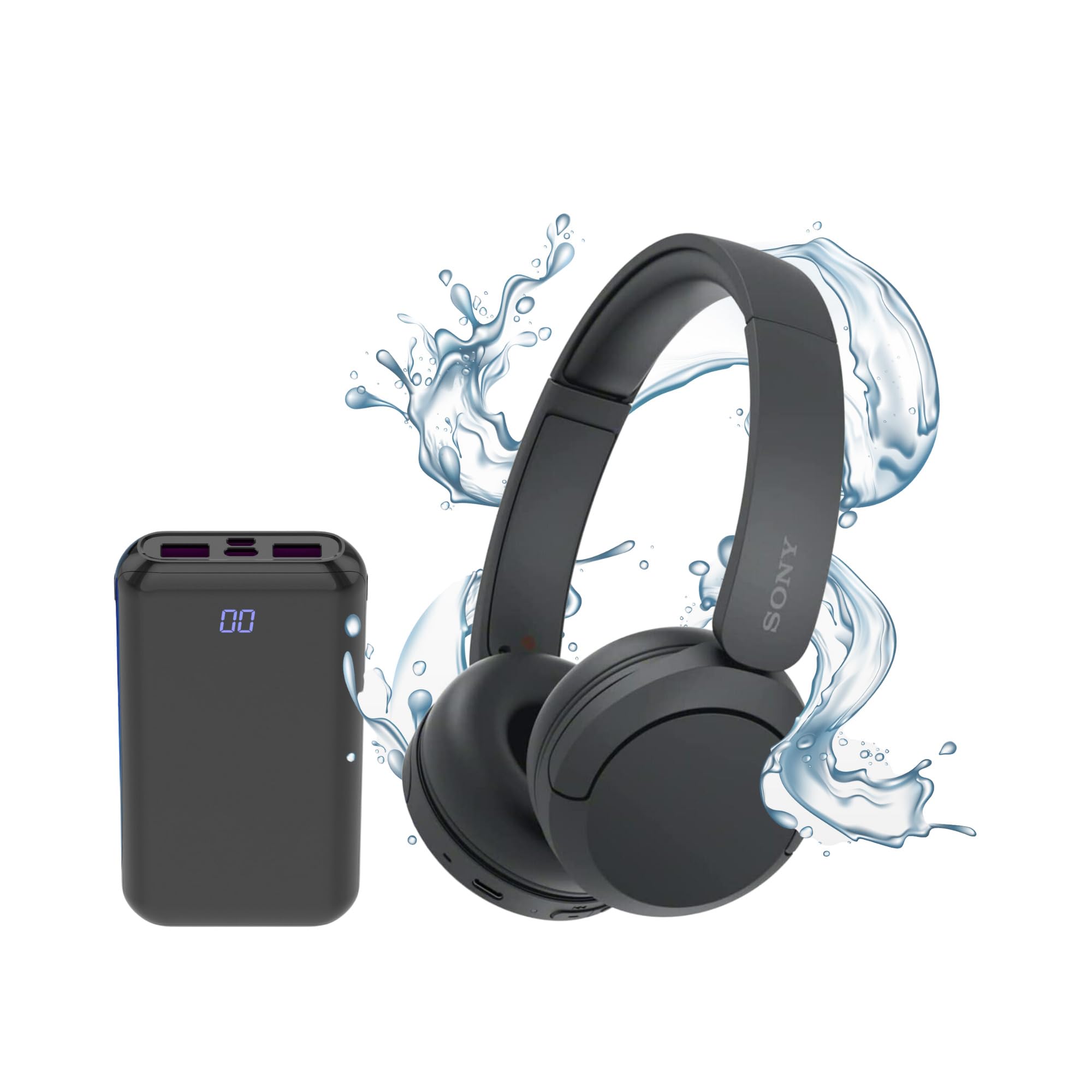 Foto 2 pulgar | Auriculares Supraaurales Inalámbricos Bluetooth Sony Wh-ch520 Negros - Venta Internacional.
