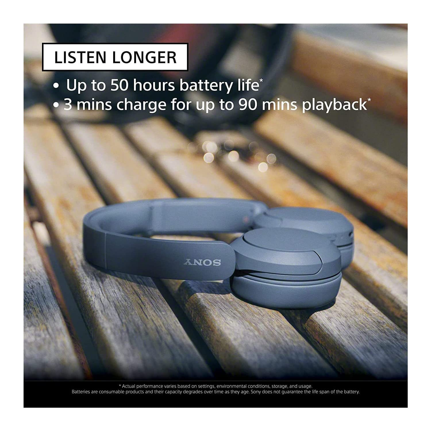 Foto 7 pulgar | Auriculares Supraaurales Inalámbricos Bluetooth Sony Wh-ch520 Negros - Venta Internacional.