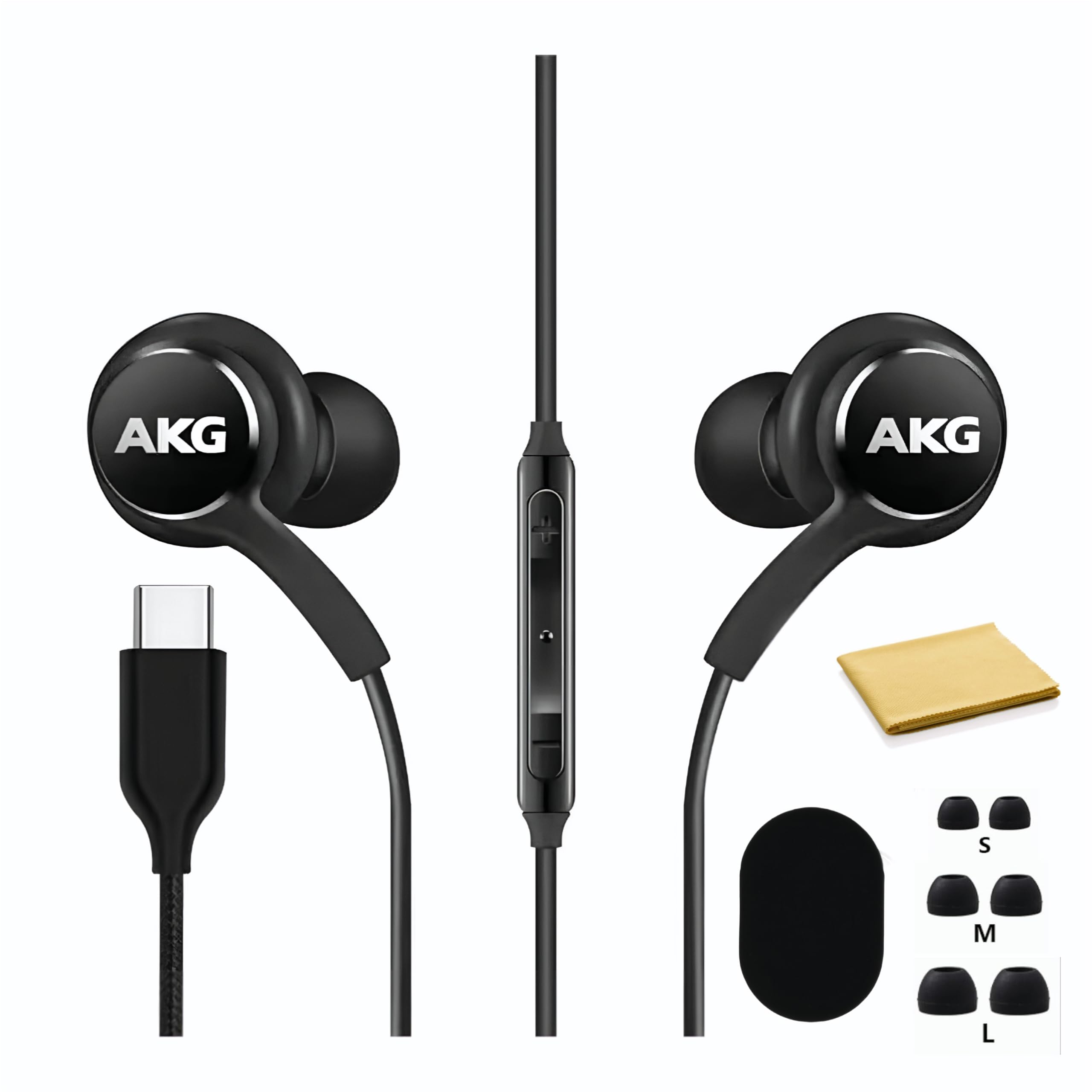 Auriculares Estéreo Usb C con Micrófono para Galaxy - Venta Internacional