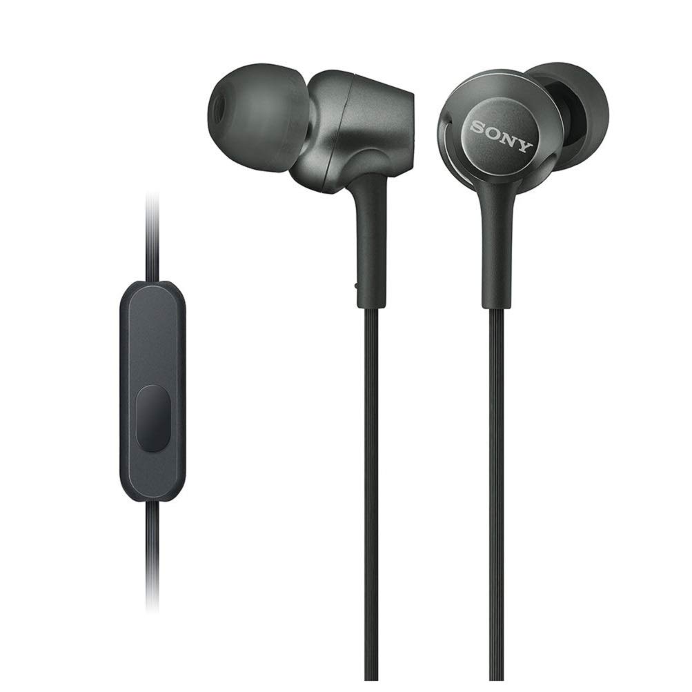 Receptor De Oído Interno Sony Mdr-ex255ap B Negro Con Micrófono - Venta Internacional.