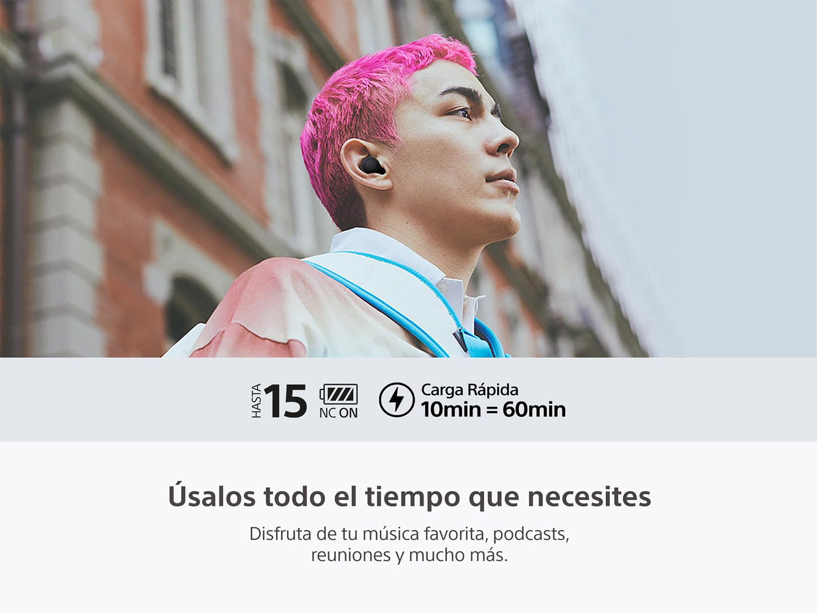 Foto 5 pulgar | Auriculares Inalámbricos Con Cancelación De Ruido Sony Wf-c700n Negros - Venta Internacional.