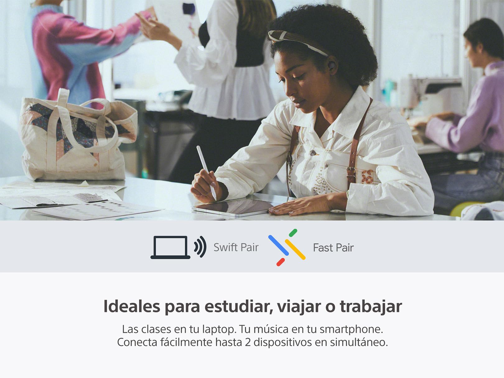 Foto 7 pulgar | Auriculares Inalámbricos Con Cancelación De Ruido Sony Wf-c700n Negros - Venta Internacional.