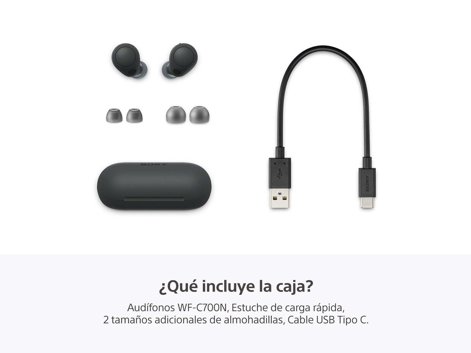 Foto 8 pulgar | Auriculares Inalámbricos Con Cancelación De Ruido Sony Wf-c700n Negros - Venta Internacional.