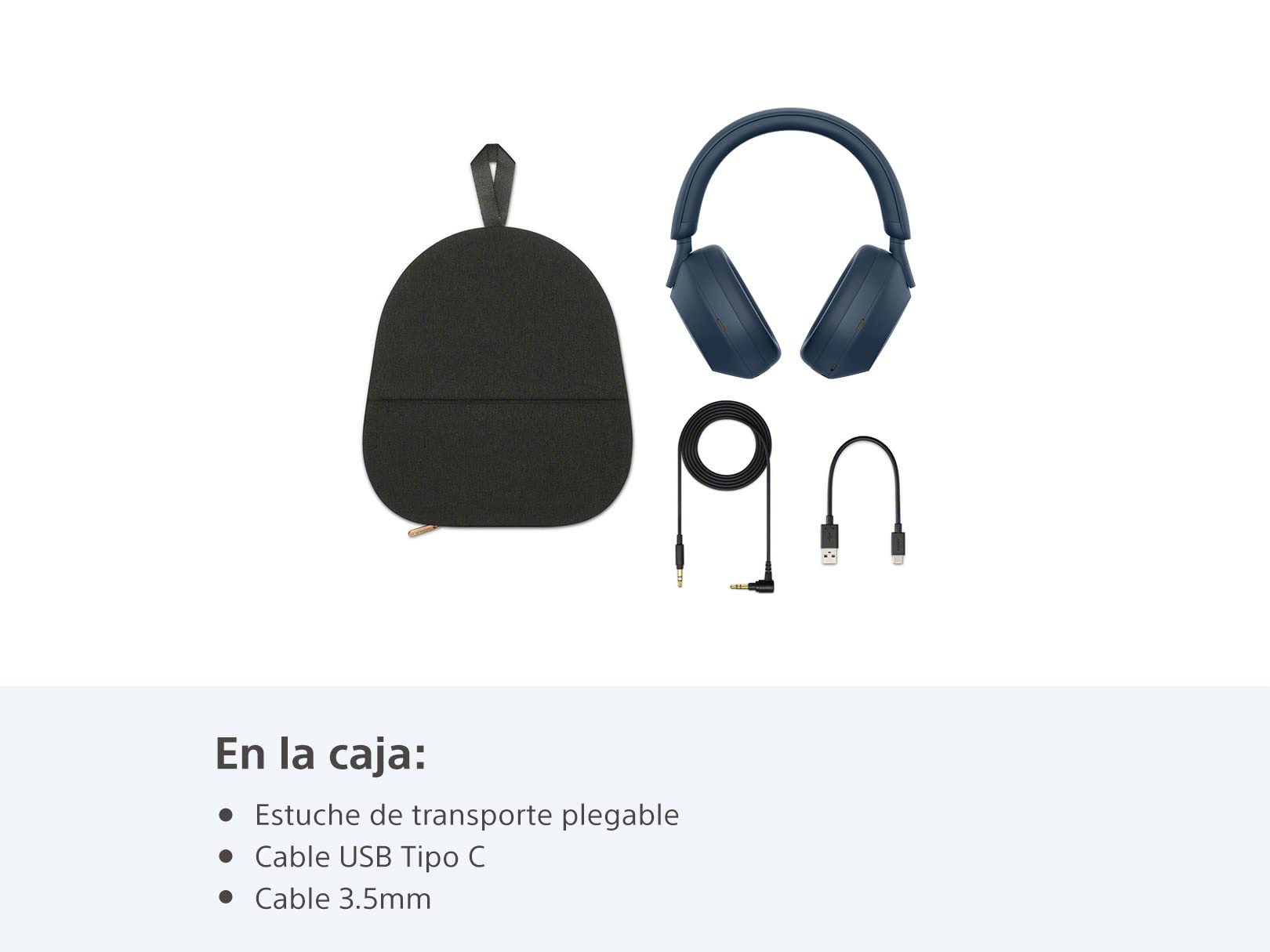 Foto 4 pulgar | Auriculares Inalámbricos Sony Wh-1000xm5 Con Cancelación De Ruido Azules - Venta Internacional.