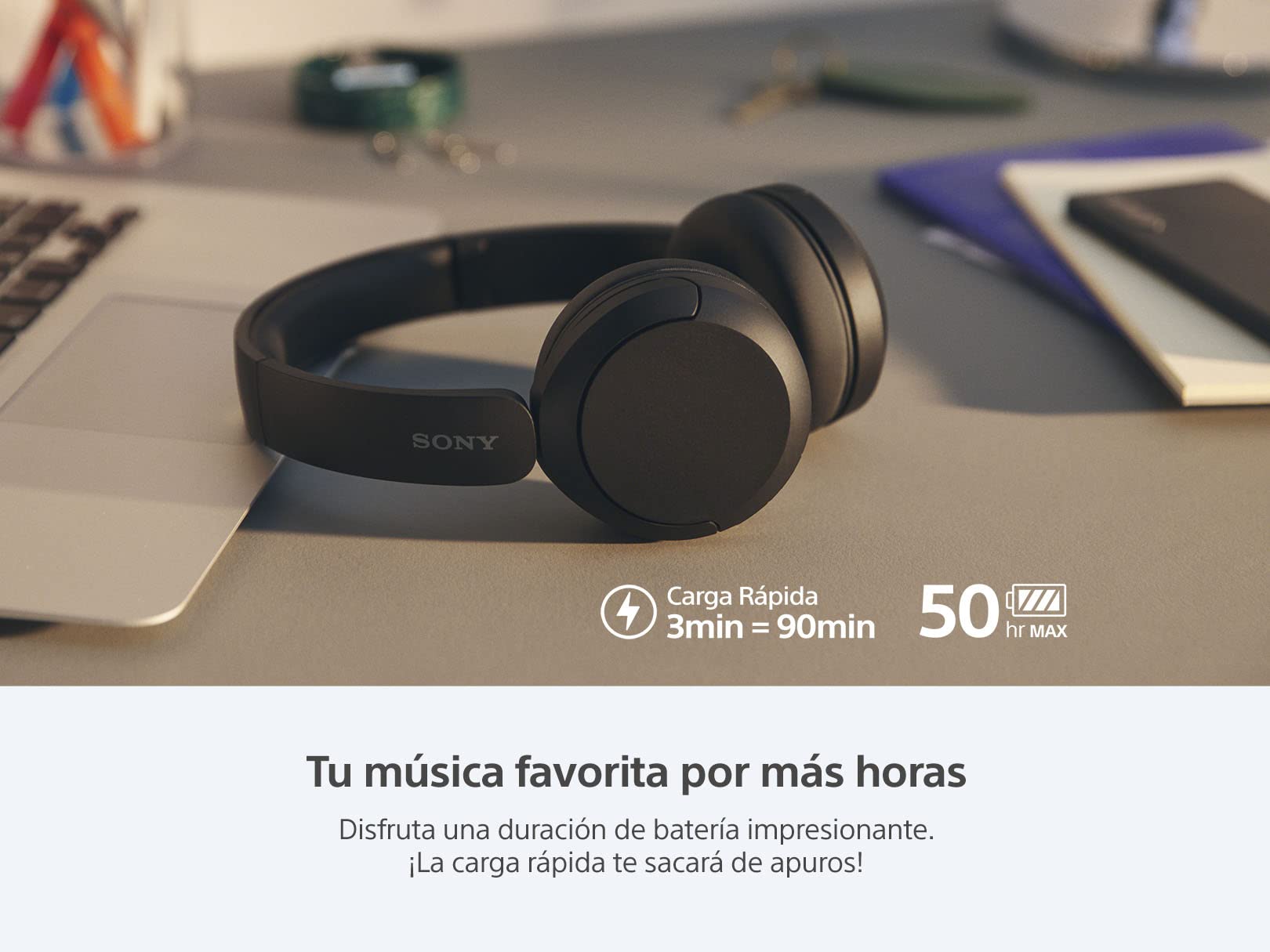 Foto 4 pulgar | Auriculares Supraaurales Inalámbricos Bluetooth Sony Wh-ch520 Blue - Venta Internacional.