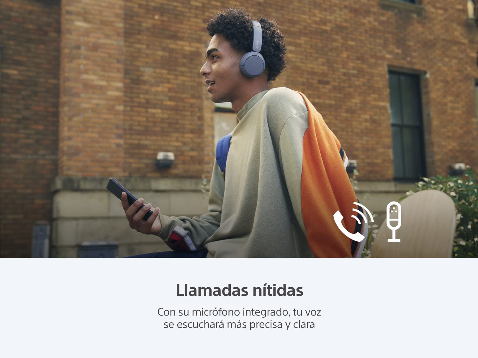 Foto 6 | Auriculares Supraaurales Inalámbricos Bluetooth Sony Wh-ch520 Blue - Venta Internacional.