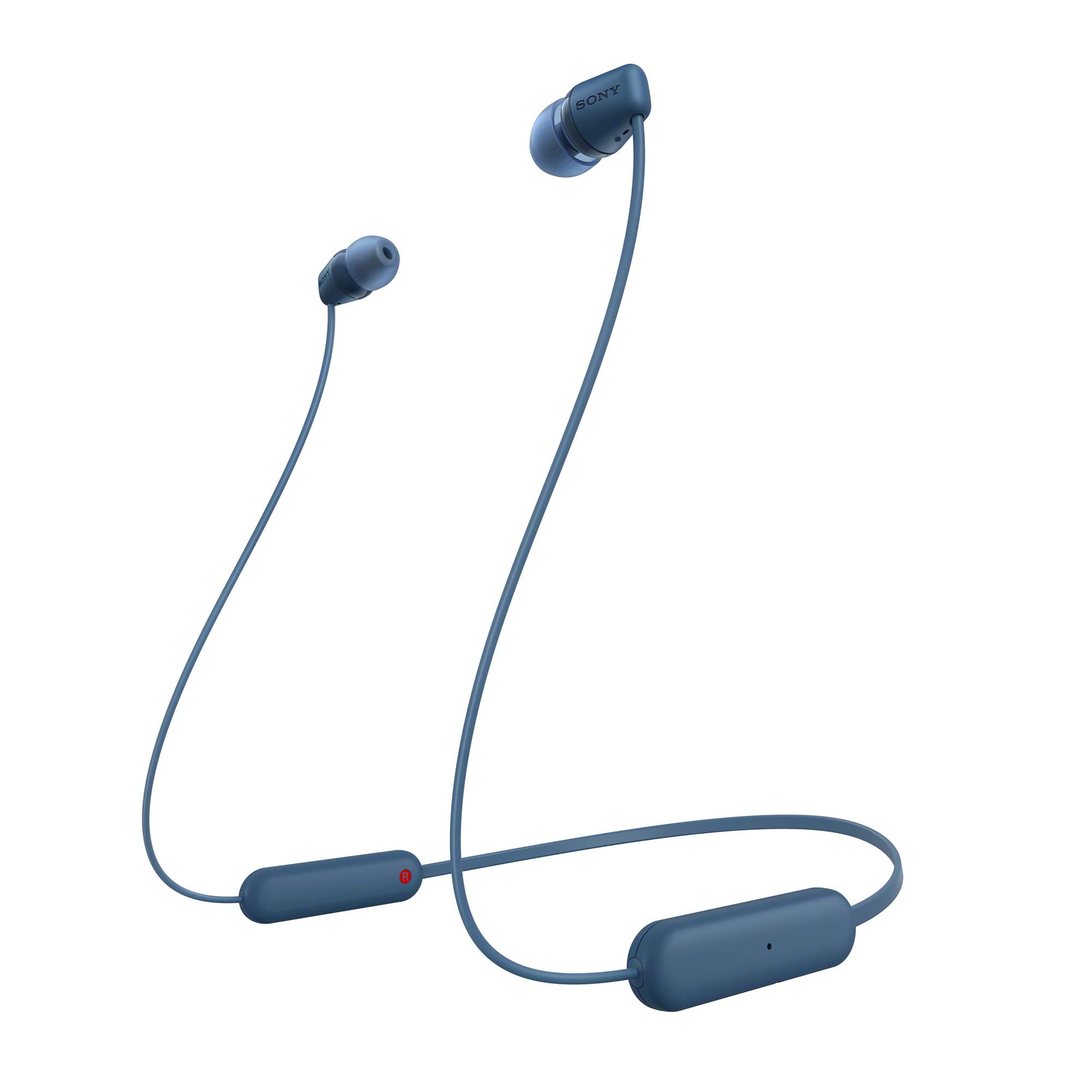 Auriculares Inalámbricos Sony Wi-c100 Bluetooth Con Micrófono Azul - Venta Internacional.