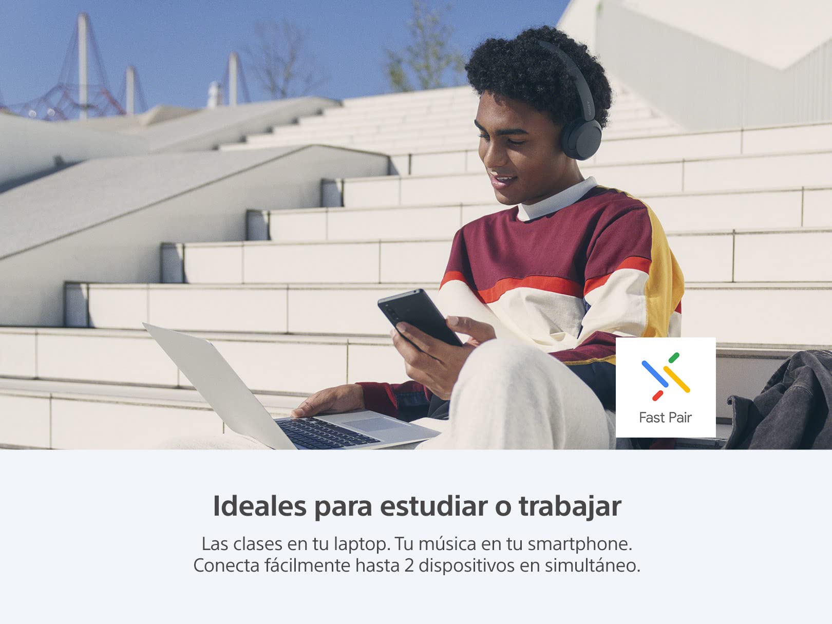 Foto 7 | Audífonos Inalámbricos Sony Wh-ch520 con Bluetooth-Venta Internacional