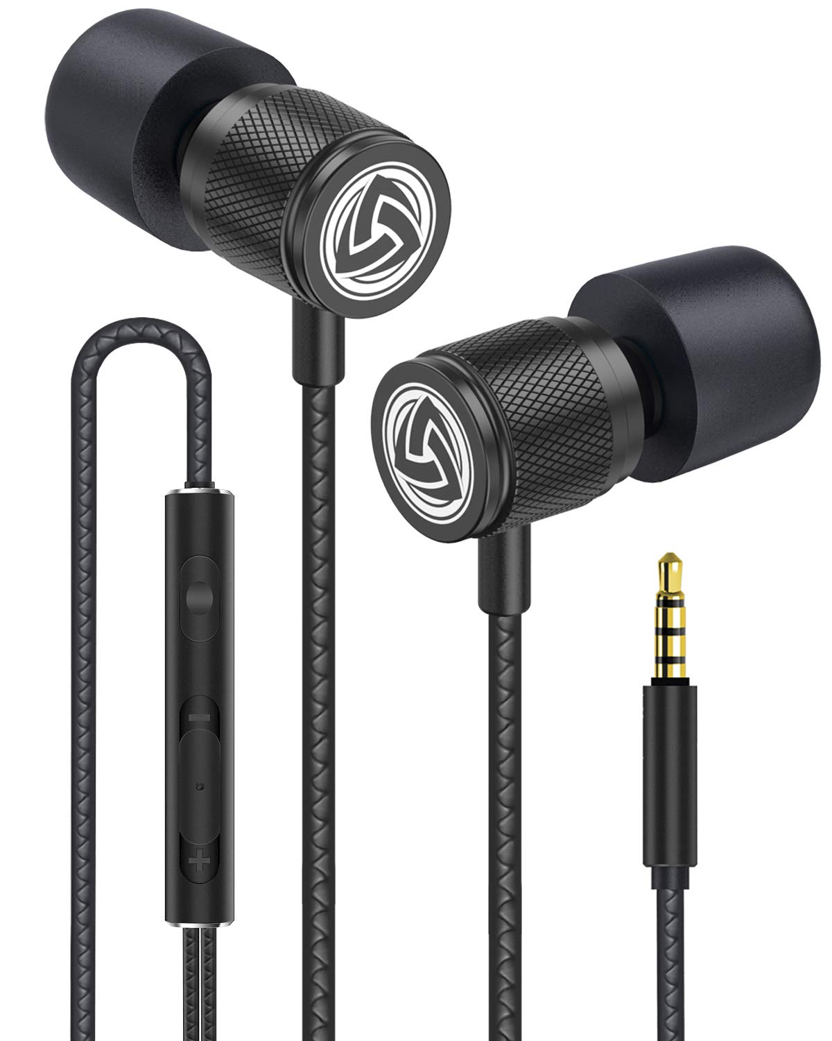 Foto 2 pulgar | Auriculares Intraurales Ludos Ultra Con Cable Y Micrófono, Color Negro - Venta Internacional.