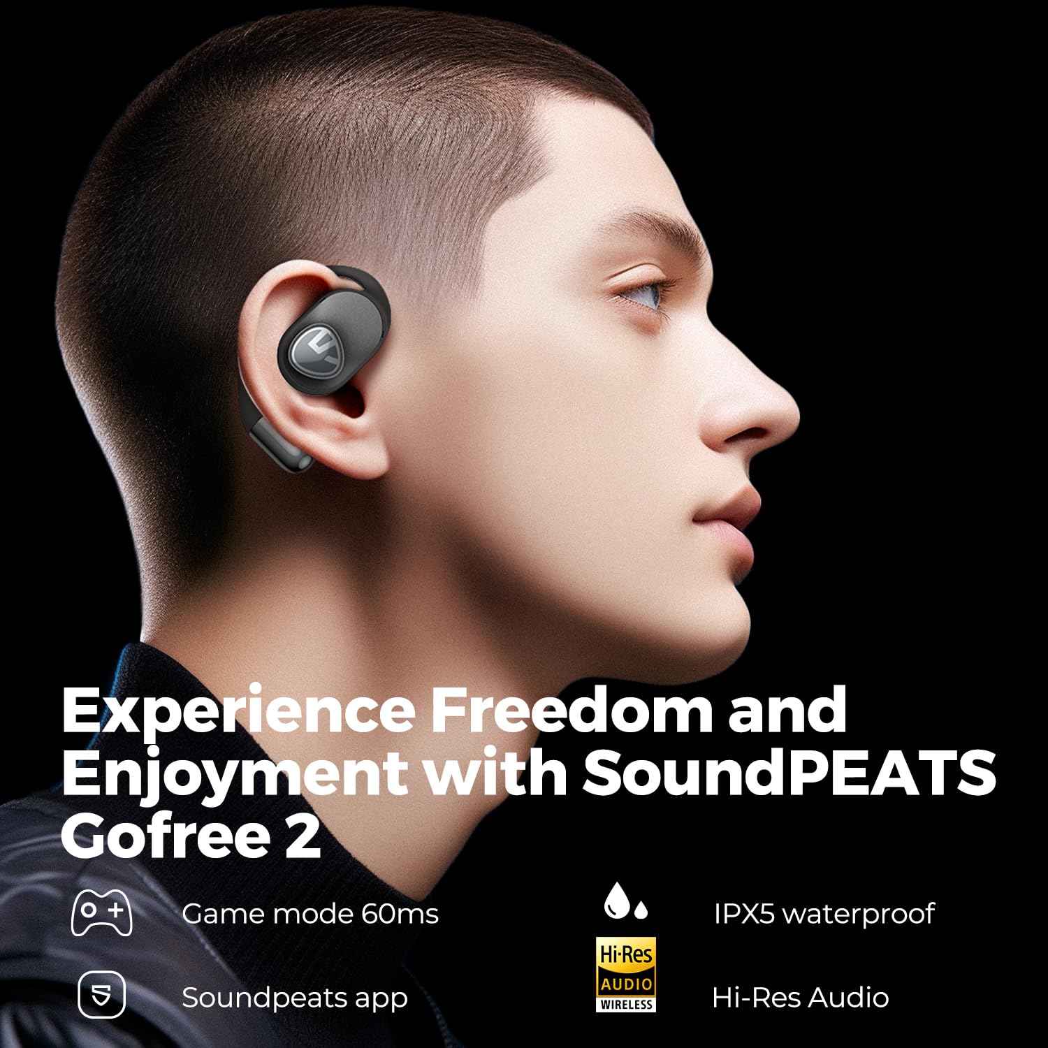 Foto 3 | Auriculares Inalámbricos De Oído Abierto Soundpeats Gofree2 Con Ldac - Venta Internacional.