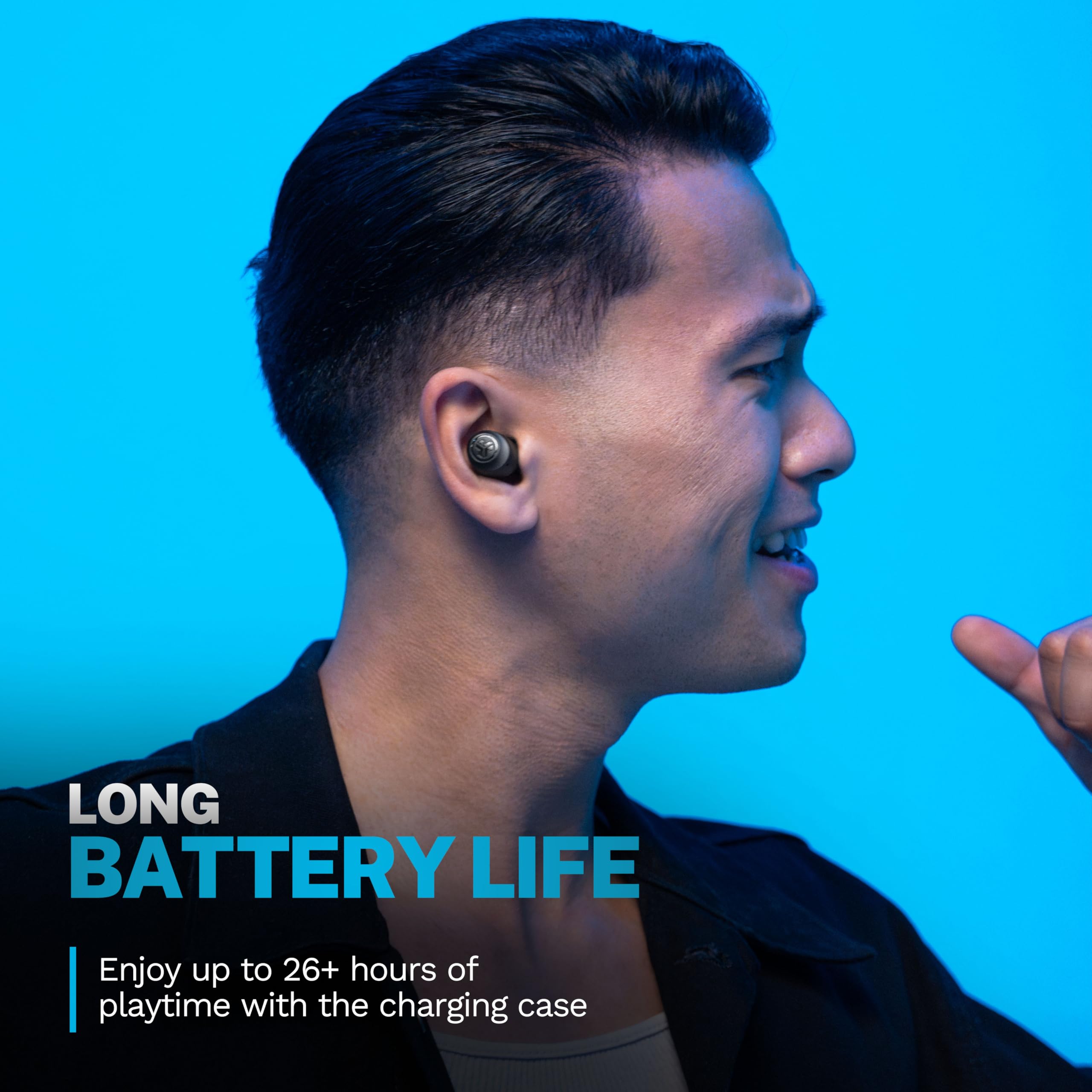 Foto 5 pulgar | Auriculares Bluetooth True Wireless Jlab Go Air Pop+ Negros - Venta Internacional.