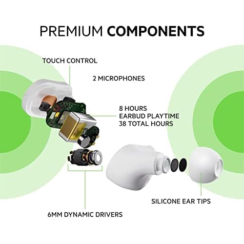 Foto 5 pulgar | Auriculares Inalámbricos Belkin Soundform Play Con Batería De 38 H, Color Blanco - Venta Internacional.
