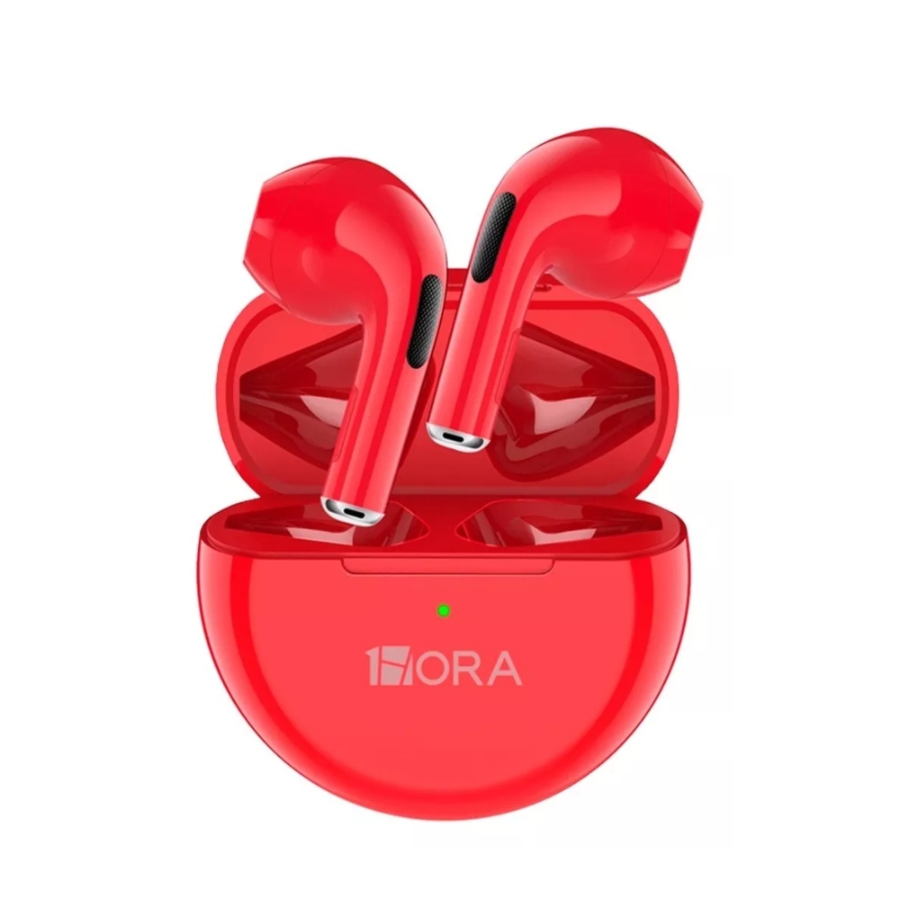 Audífono In-ear 1hora Inalámbrico Rojo