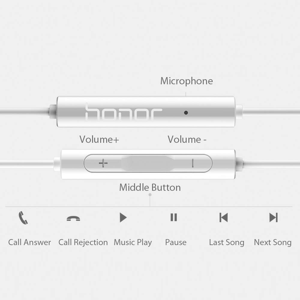 Foto 4 pulgar | Audífonos Alámbricos Huawei Honor Am115 Blancos-Venta Internacional
