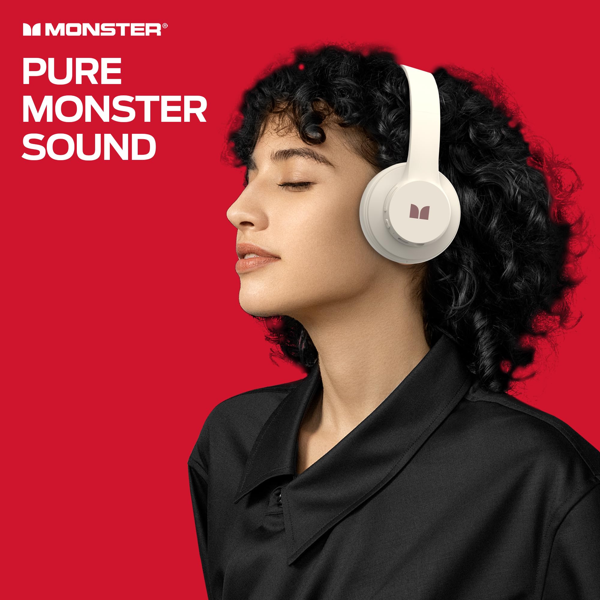 Foto 3 pulgar | Auriculares Bluetooth Monster Mission 100 Blancos 40h Playtime - Venta Internacional.