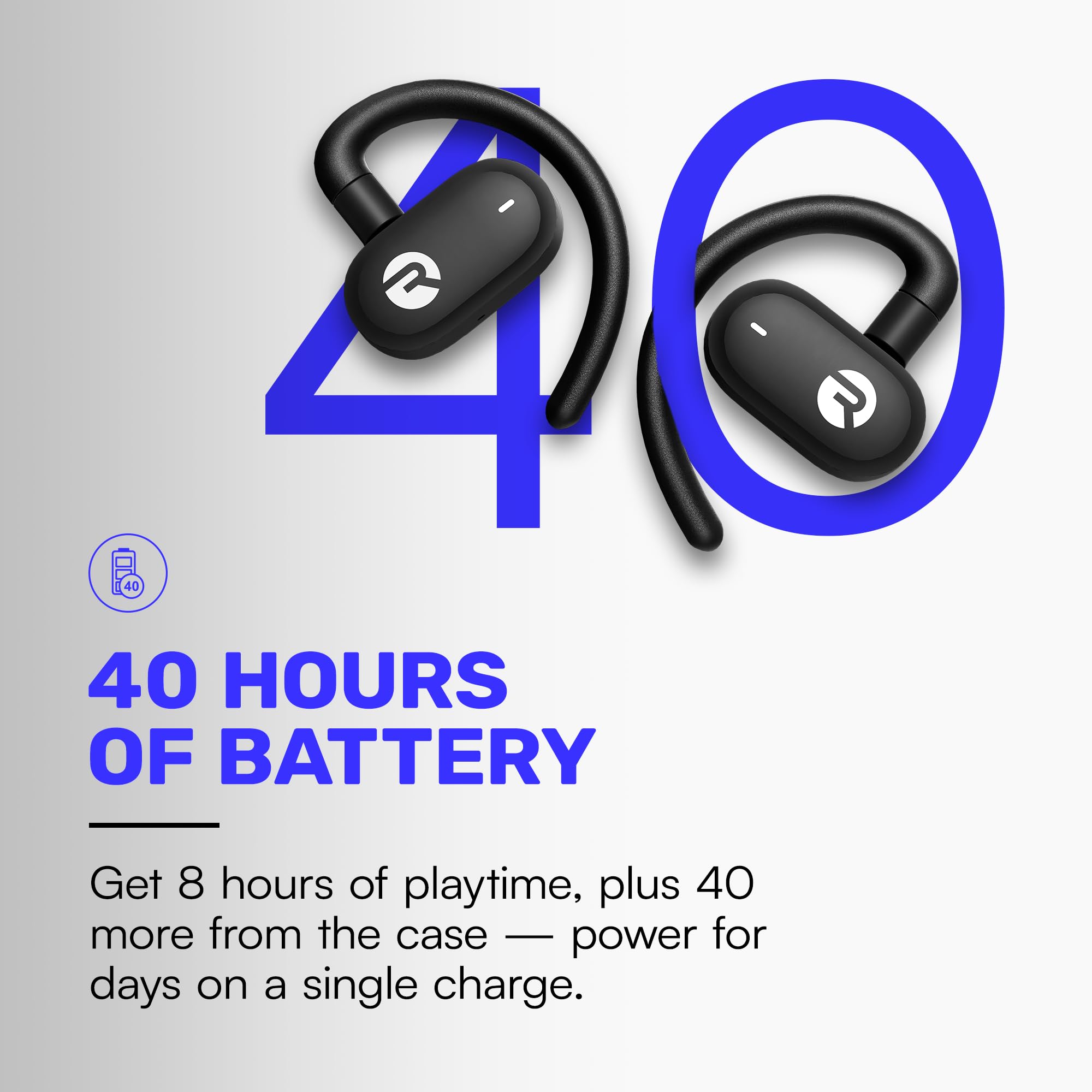 Foto 4 pulgar | Auriculares Bluetooth Raycon Open Púrpura - Venta Internacional.