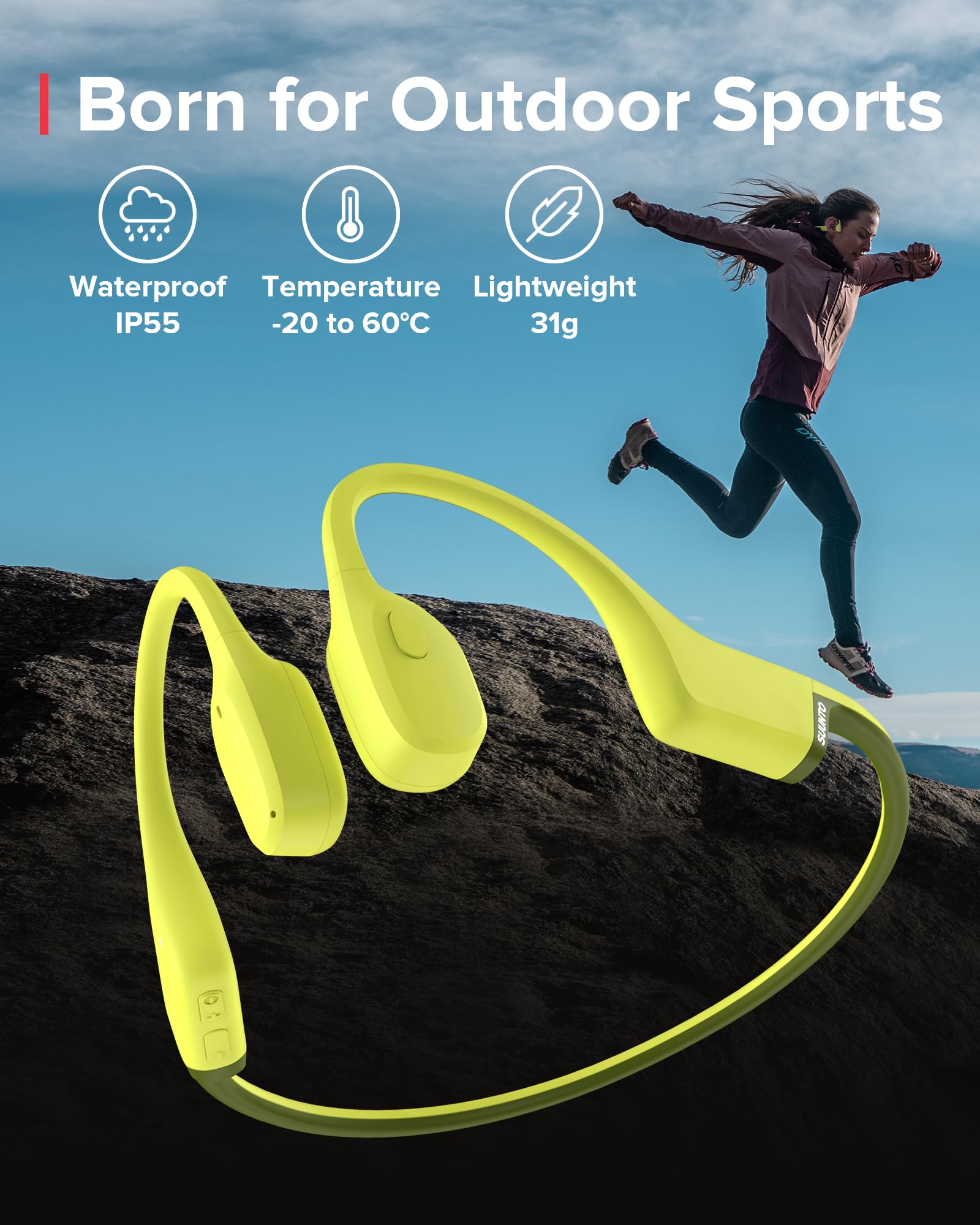 Foto 6 pulgar | Auriculares Deportivos Suunto Sonic Open-ear De Conducción Ósea Bluetooth - Venta Internacional.