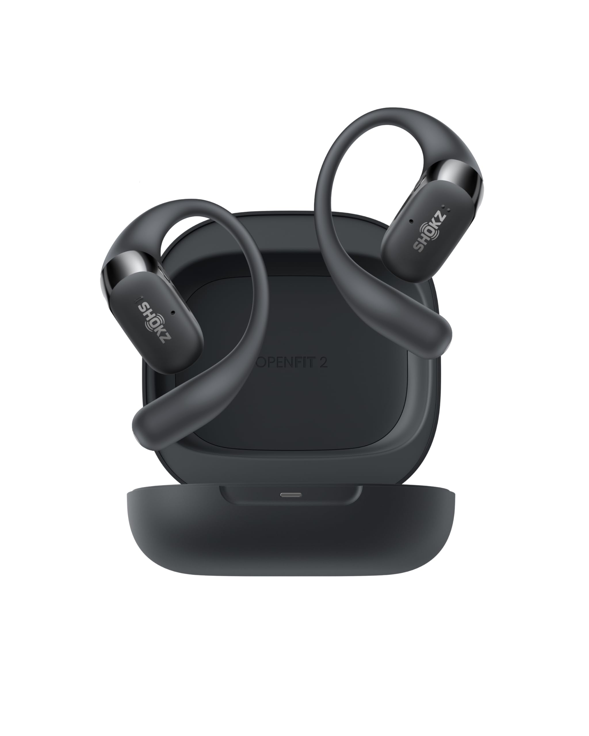 Auriculares Inalámbricos Abiertos Shokz Openfit 2 Con Micrófono Negros - Venta Internacional.