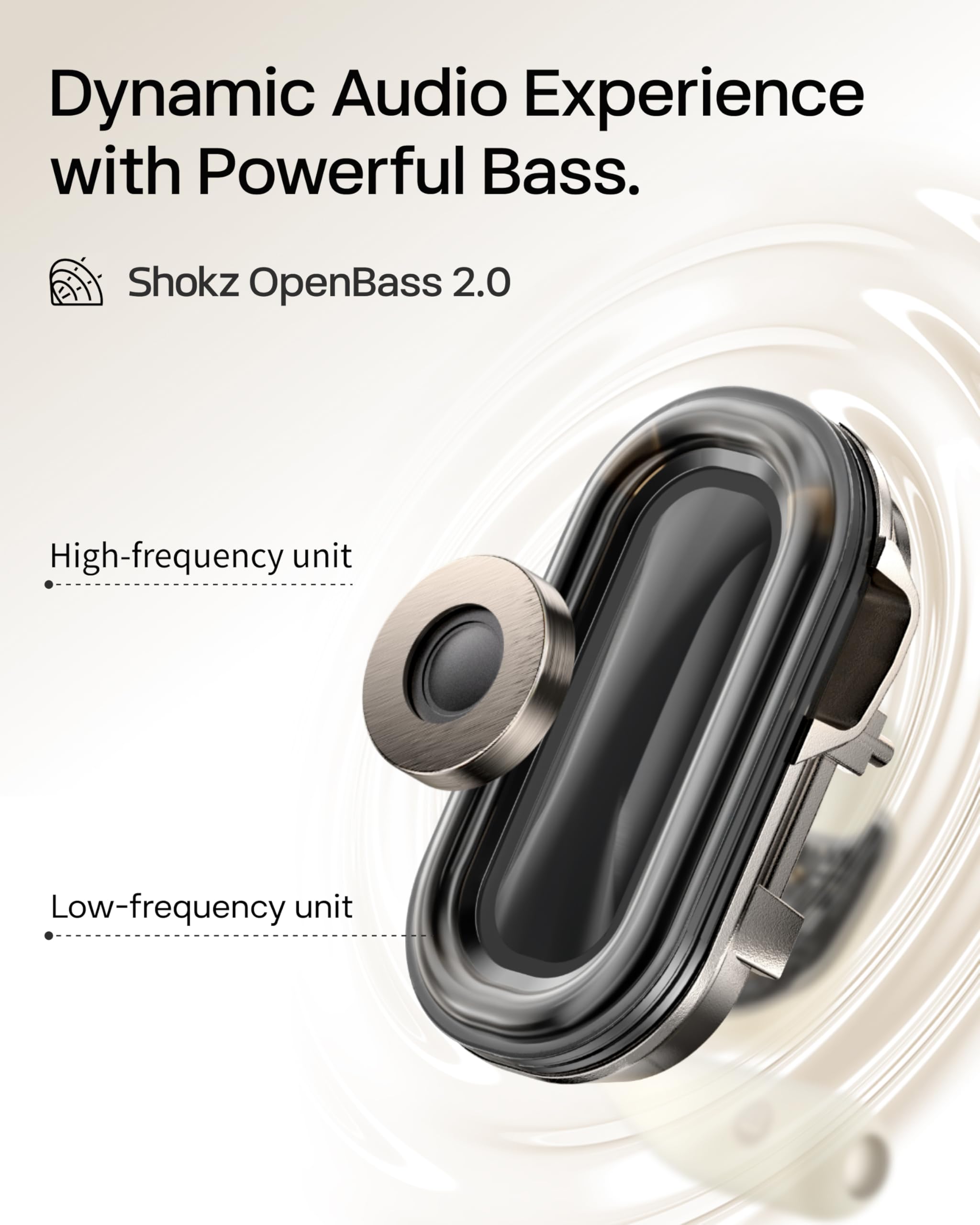 Foto 4 | Auriculares Inalámbricos Abiertos Shokz Openfit 2 Con Micrófono Negros - Venta Internacional.