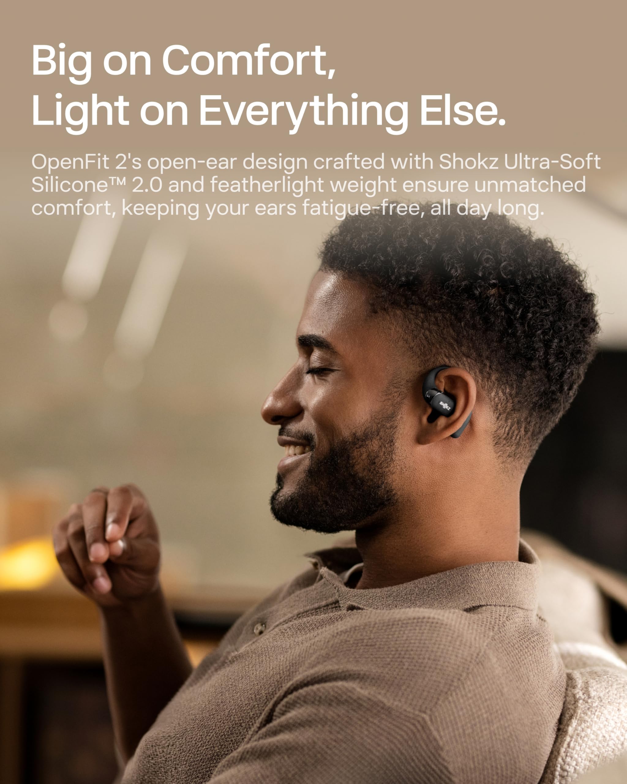 Foto 5 | Auriculares Inalámbricos Abiertos Shokz Openfit 2 Con Micrófono Negros - Venta Internacional.